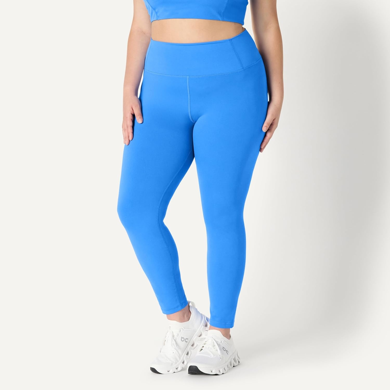 image:imageAmazon Essentials Womens Active FormFlex Buttery Soft High Waist Yoga Workout LeggingsBlue