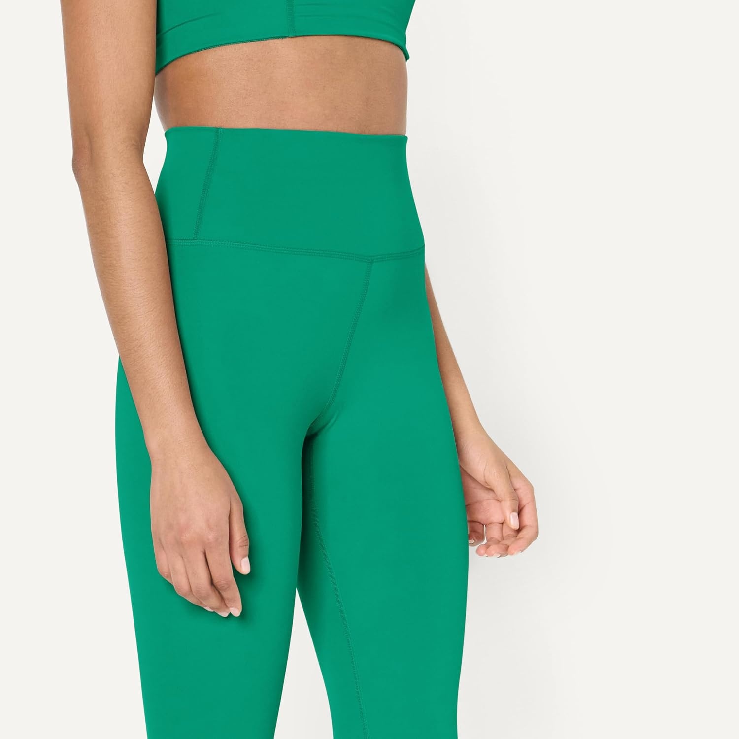 image:imageAmazon Essentials Womens Active FormFlex Buttery Soft High Waist Yoga Workout LeggingsEmerald Green