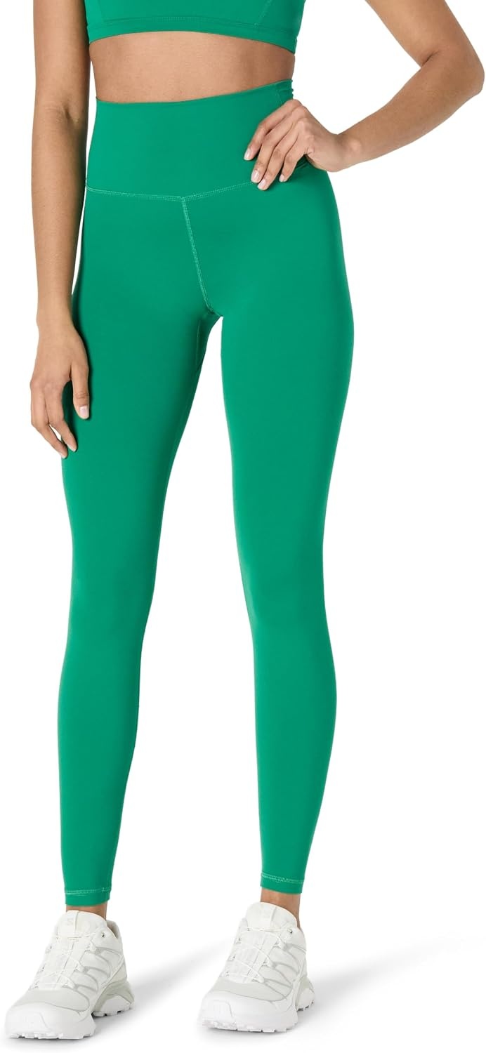 image:imageAmazon Essentials Womens Active FormFlex Buttery Soft High Waist Yoga Workout LeggingsEmerald Green