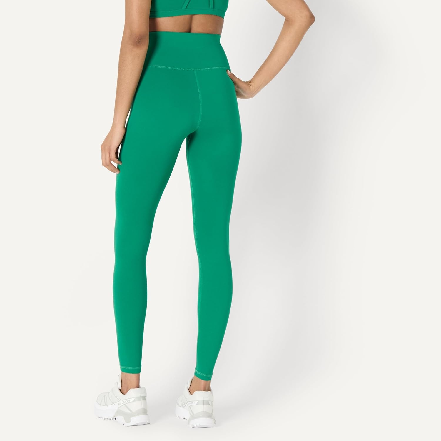 image:imageAmazon Essentials Womens Active FormFlex Buttery Soft High Waist Yoga Workout LeggingsEmerald Green