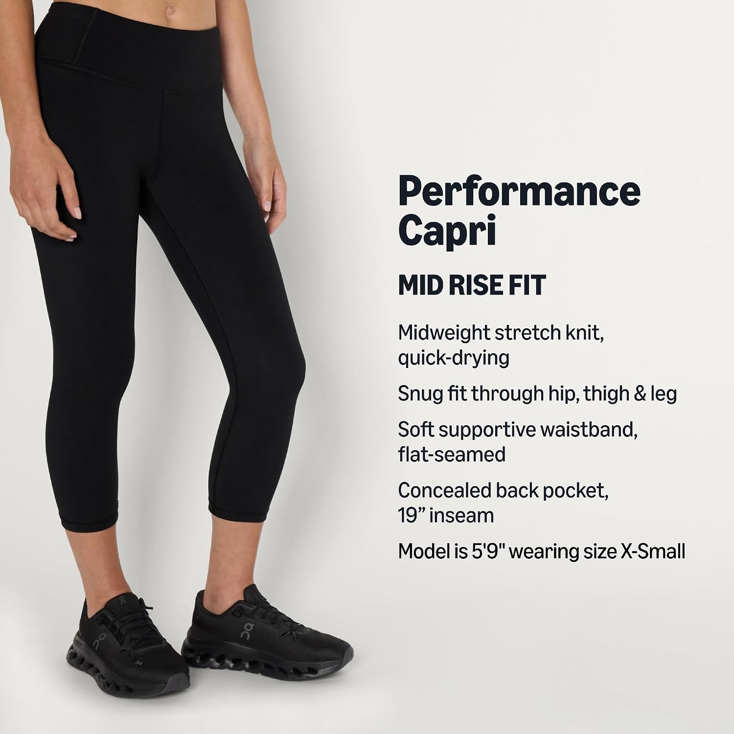 image:imageAmazon Essentials Womens Active Total Train Gym Workout LeggingsBlack