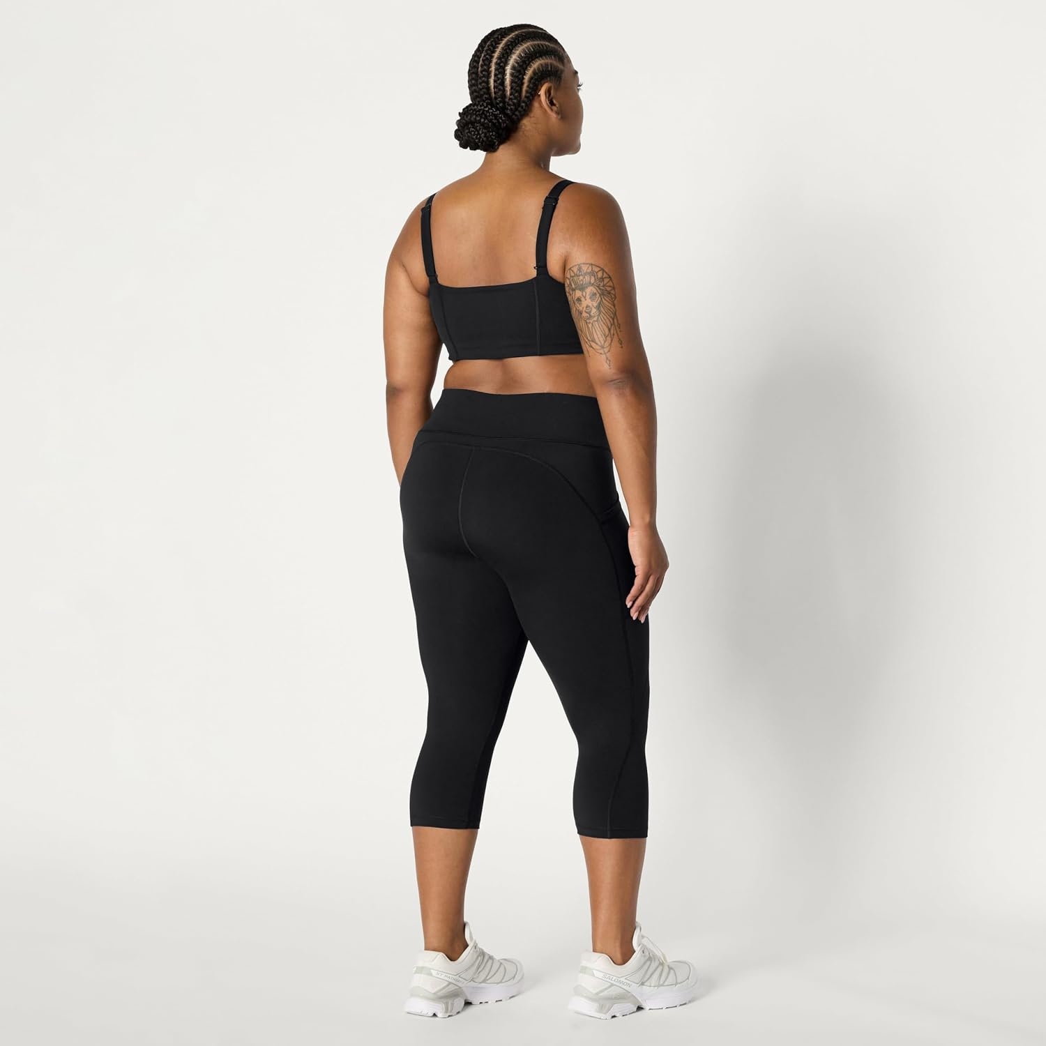 image:imageAmazon Essentials Womens Active Total Train Gym Workout LeggingsBlack