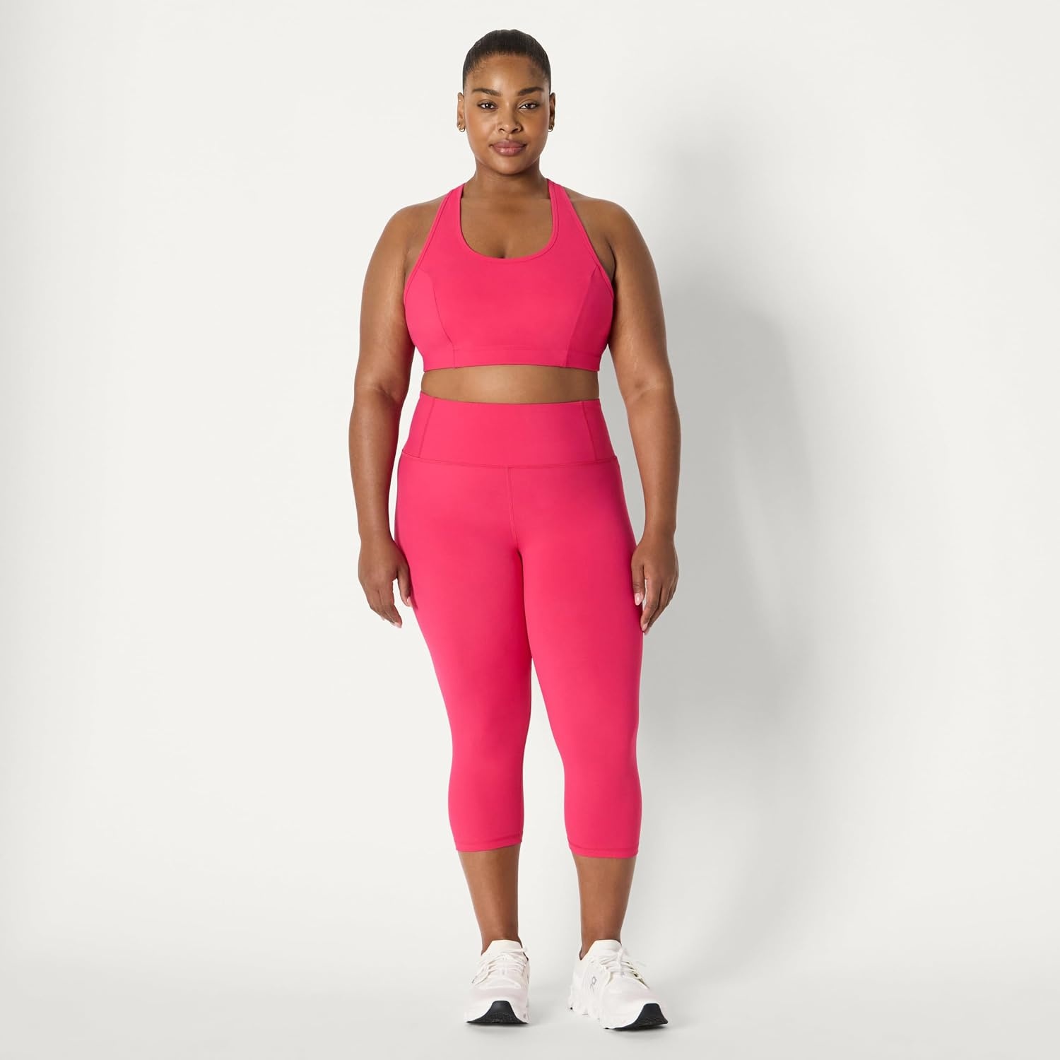 image:imageAmazon Essentials Womens Active Total Train Gym Workout LeggingsHot Pink