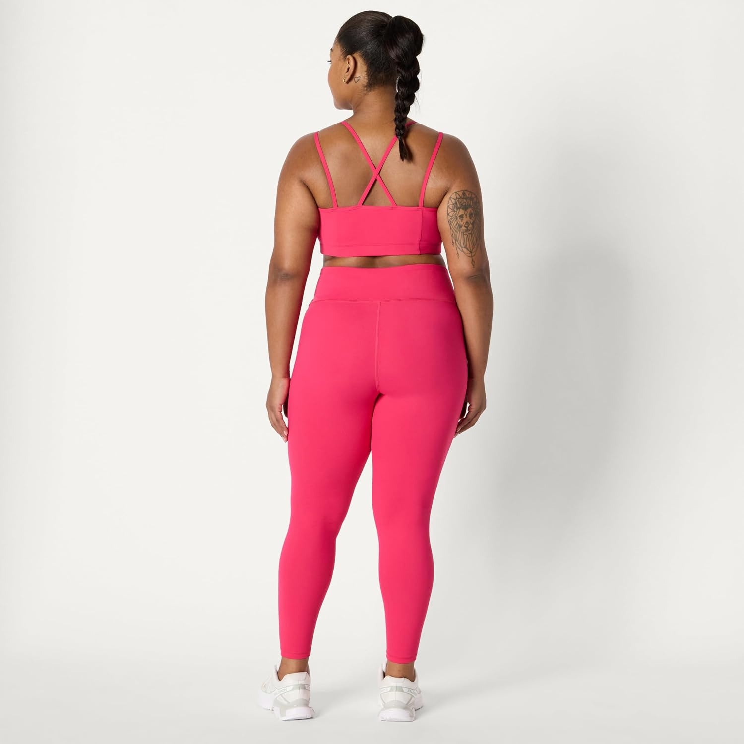 image:imageAmazon Essentials Womens Active Total Train Gym Workout LeggingsHot Pink