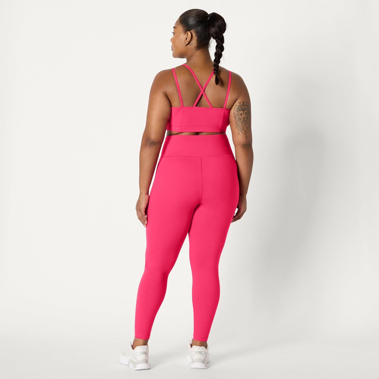 image:imageAmazon Essentials Womens Active Total Train Gym Workout LeggingsHot Pink