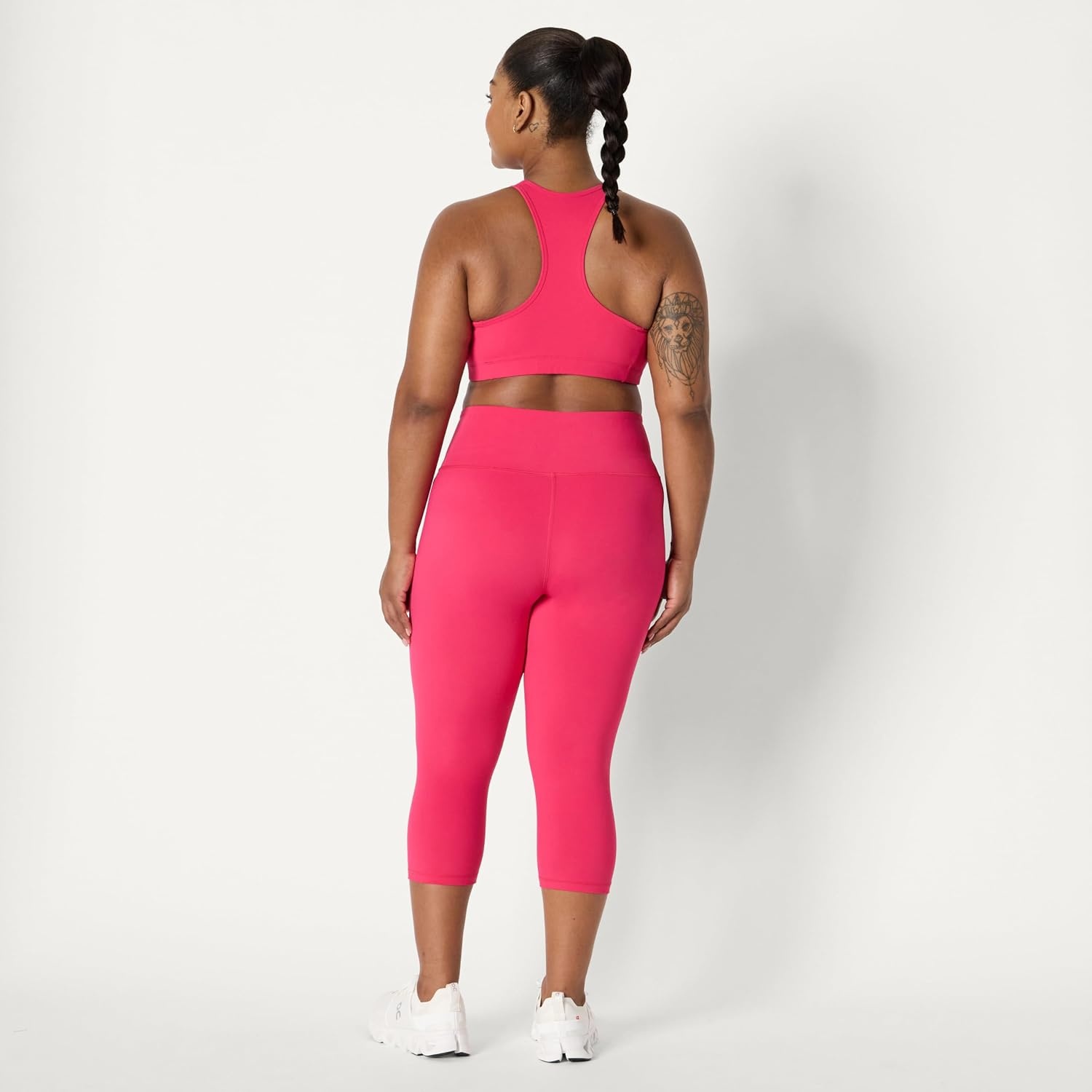 image:imageAmazon Essentials Womens Active Total Train Gym Workout LeggingsHot Pink
