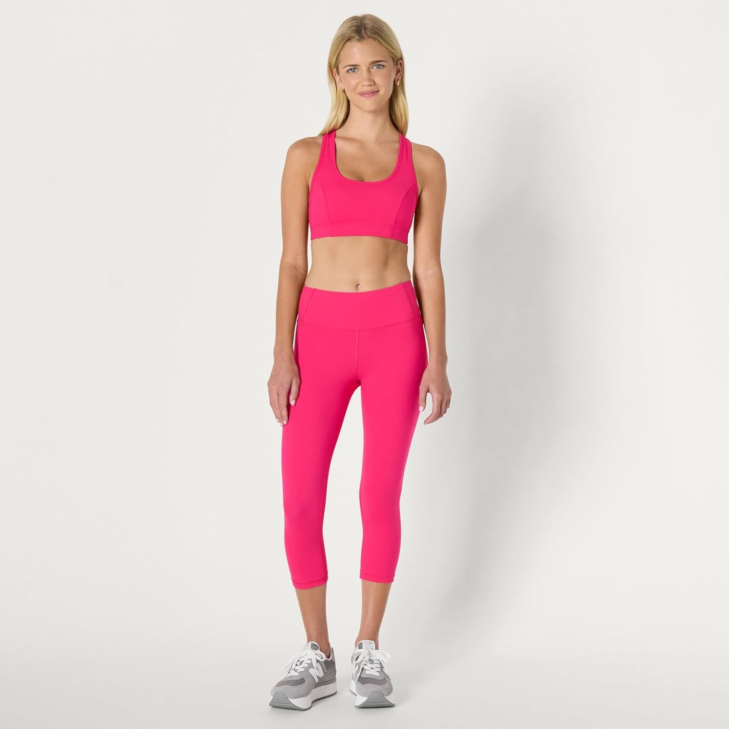 image:imageAmazon Essentials Womens Active Total Train Gym Workout LeggingsHot Pink