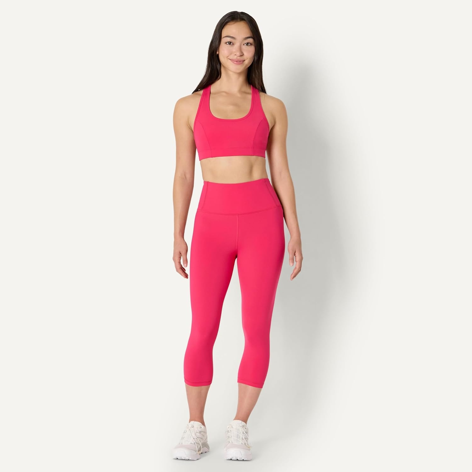 image:imageAmazon Essentials Womens Active Total Train Gym Workout LeggingsHot Pink