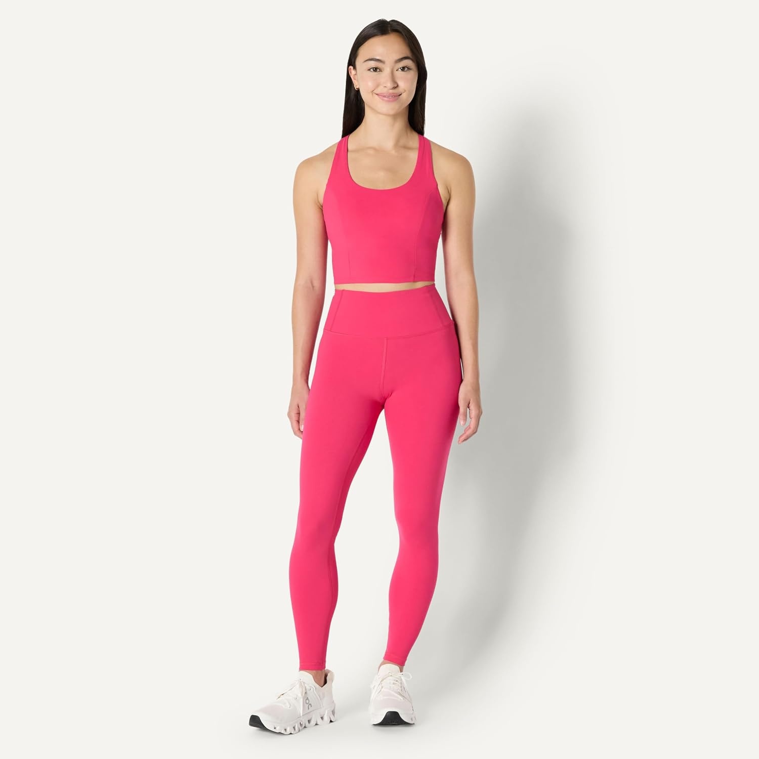 image:imageAmazon Essentials Womens Active Total Train Gym Workout LeggingsHot Pink