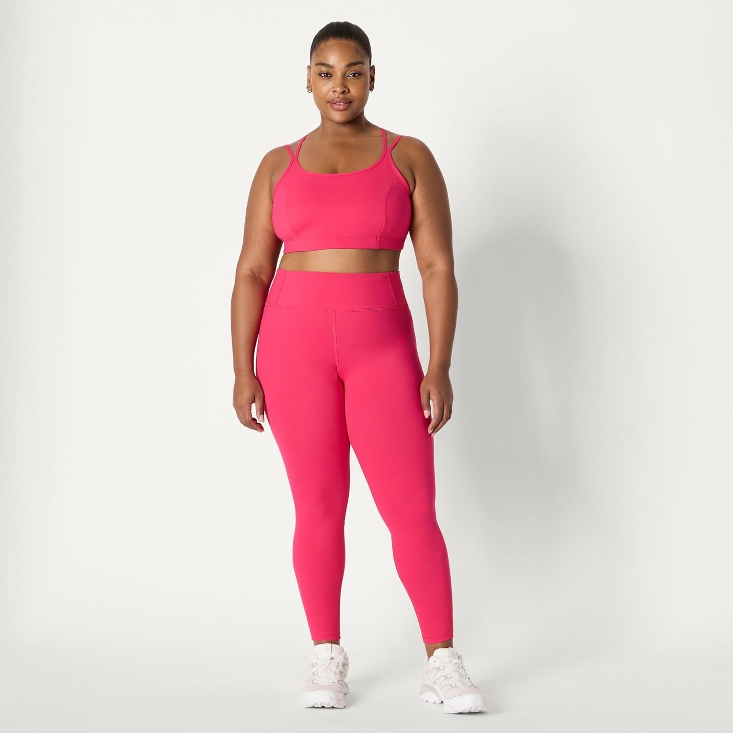 image:imageAmazon Essentials Womens Active Total Train Gym Workout LeggingsHot Pink