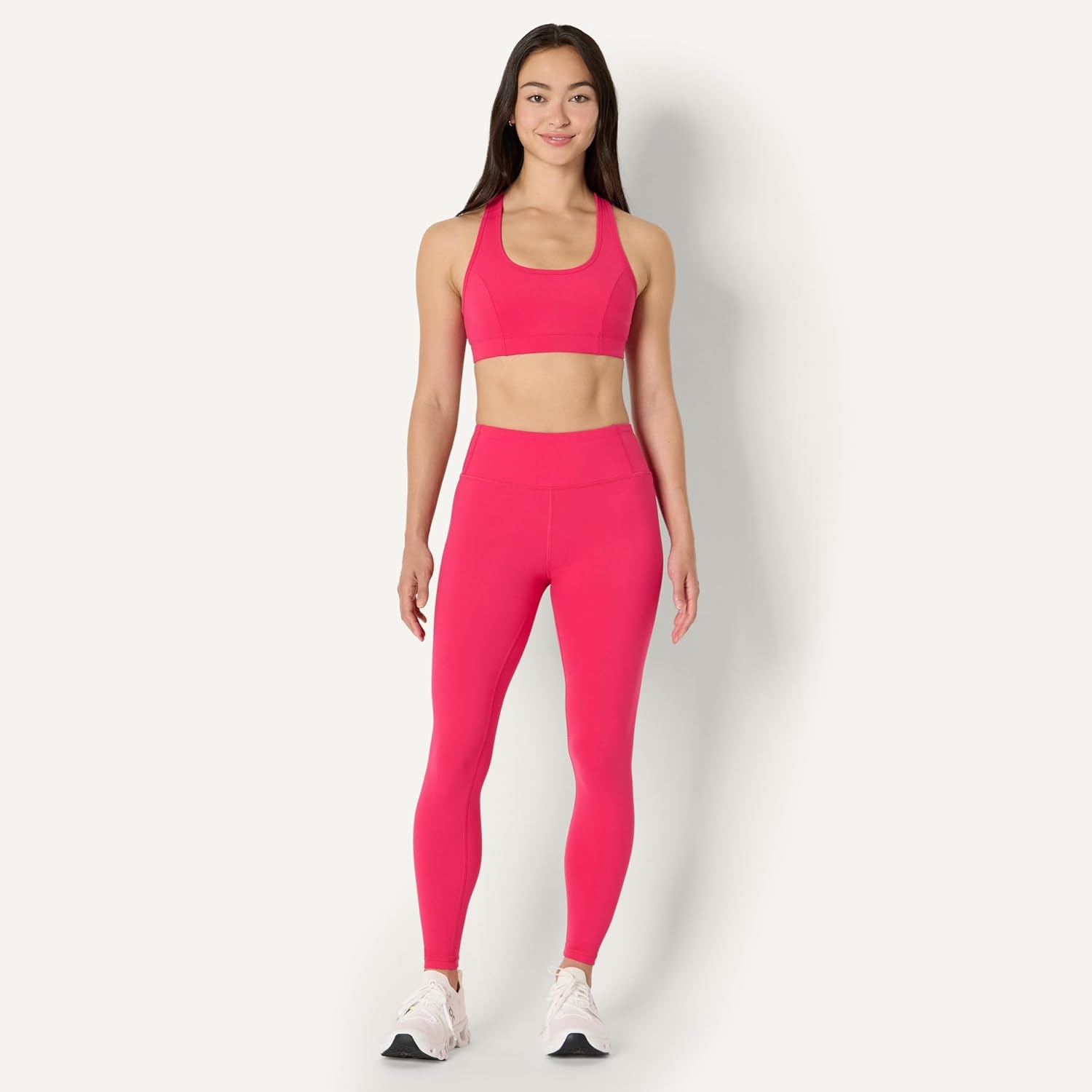 image:imageAmazon Essentials Womens Active Total Train Gym Workout LeggingsHot Pink