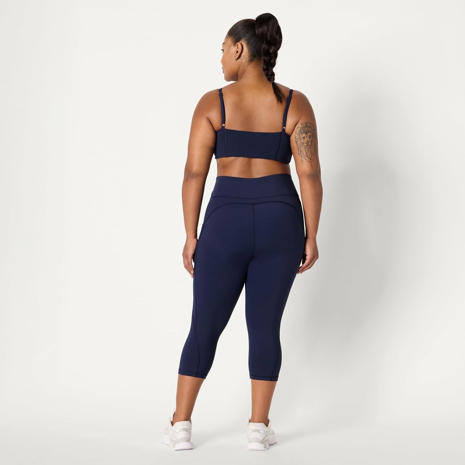 image:imageAmazon Essentials Womens Active Total Train Gym Workout LeggingsNavy