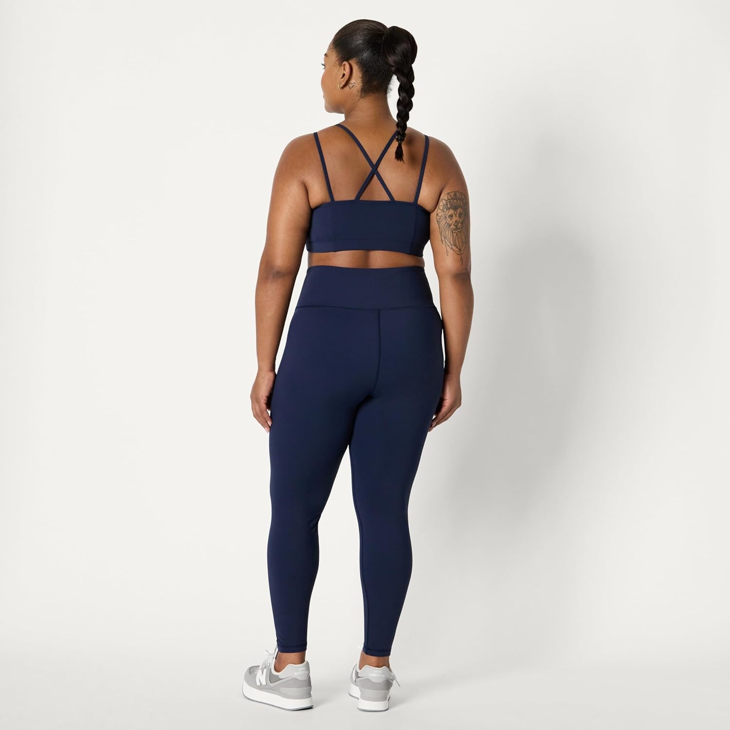image:imageAmazon Essentials Womens Active Total Train Gym Workout LeggingsNavy