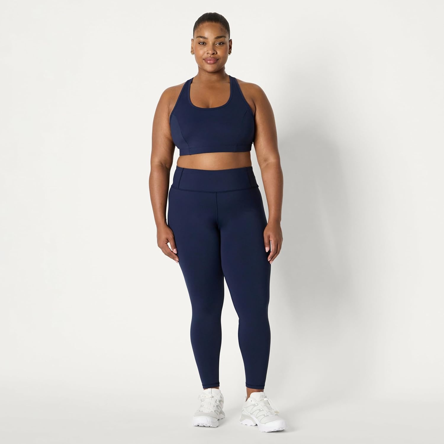 image:imageAmazon Essentials Womens Active Total Train Gym Workout LeggingsNavy