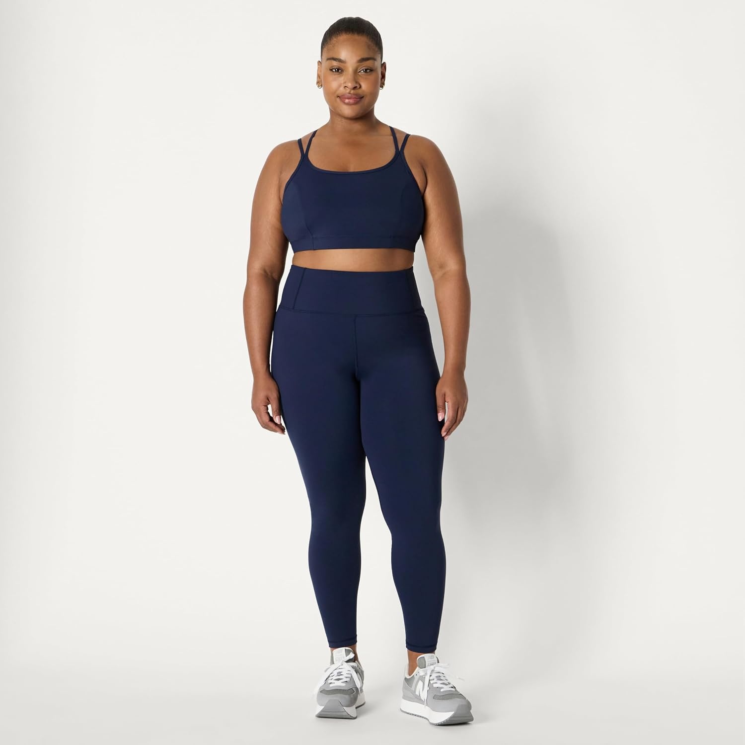 image:imageAmazon Essentials Womens Active Total Train Gym Workout LeggingsNavy