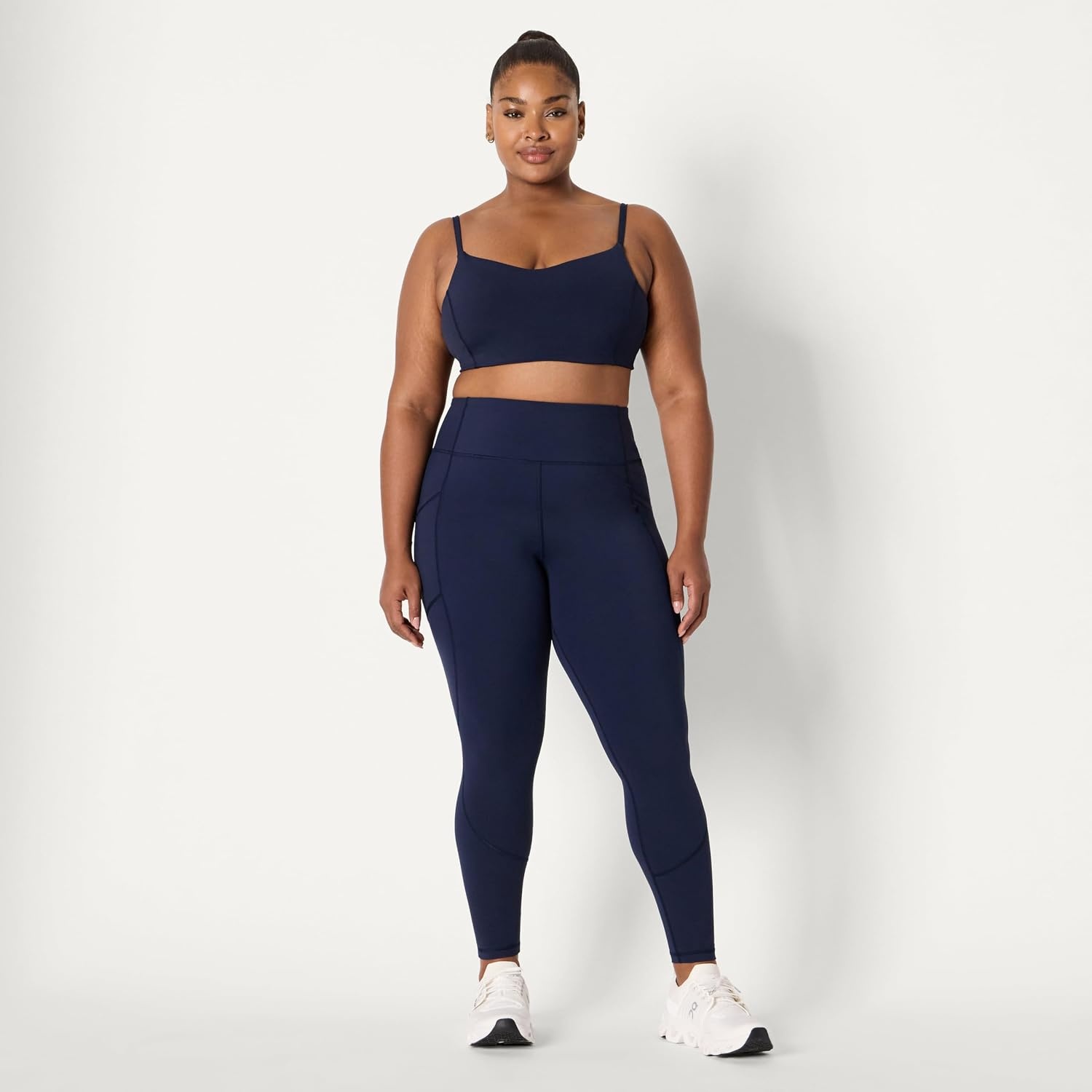 image:imageAmazon Essentials Womens Active Total Train Gym Workout LeggingsNavy