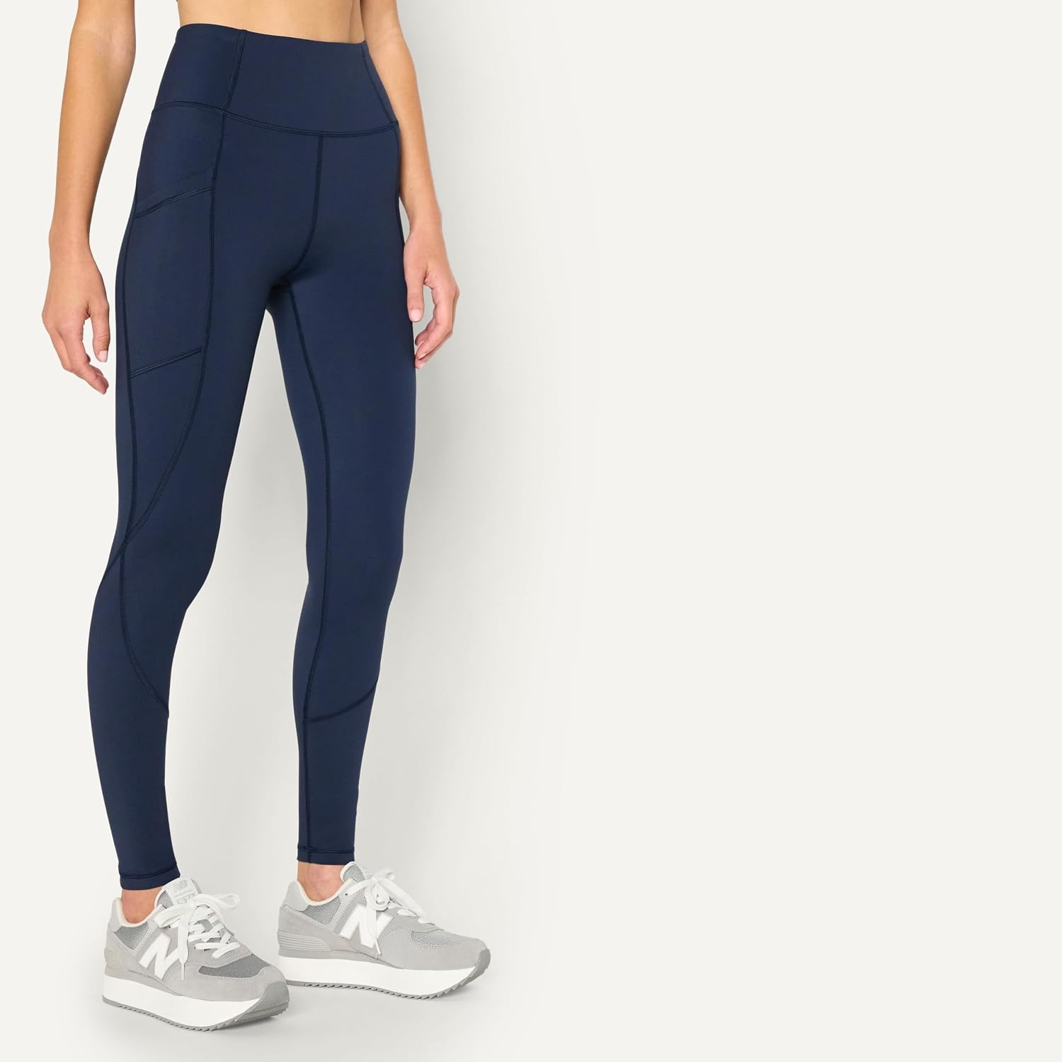image:imageAmazon Essentials Womens Active Total Train Gym Workout LeggingsNavy