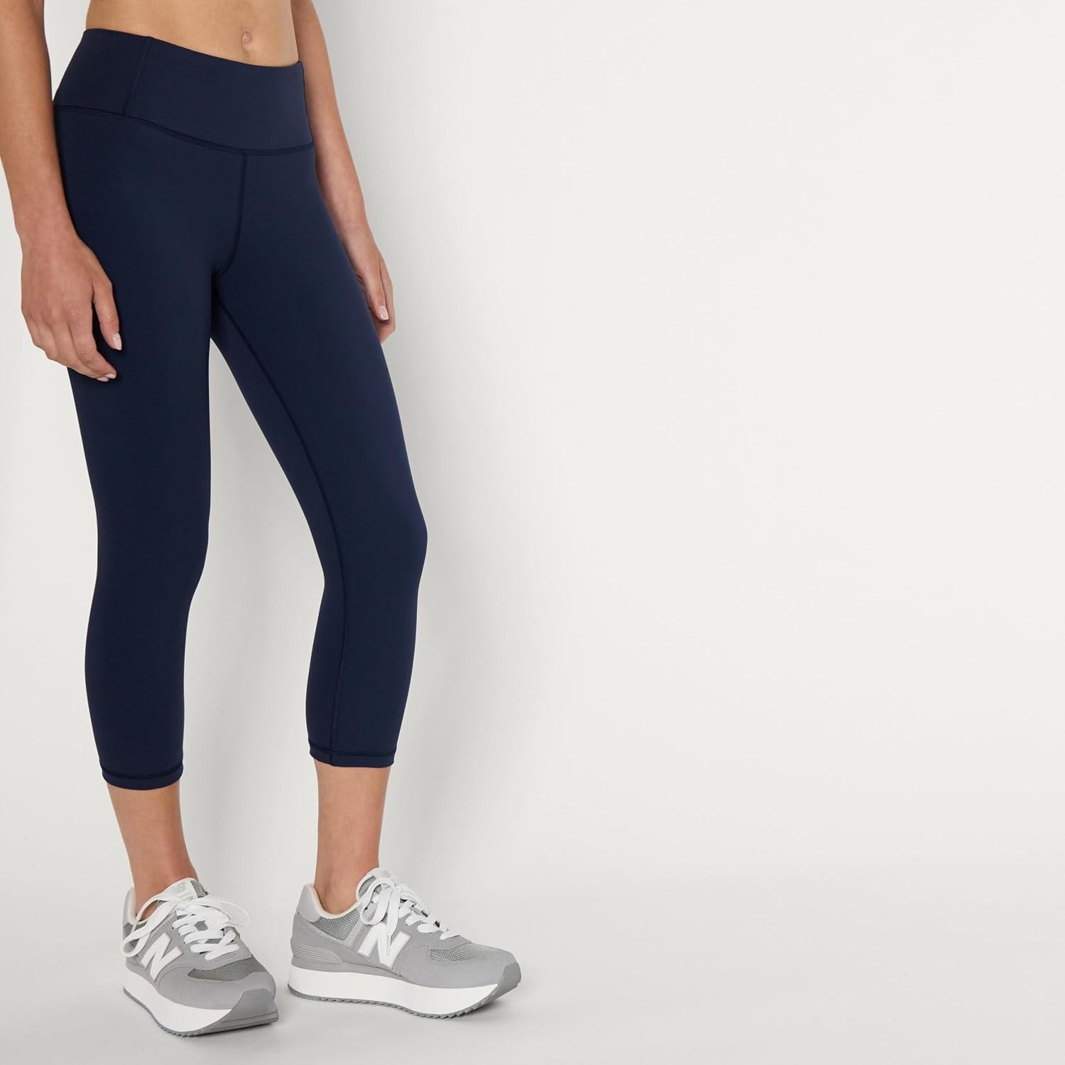 image:imageAmazon Essentials Womens Active Total Train Gym Workout LeggingsNavy