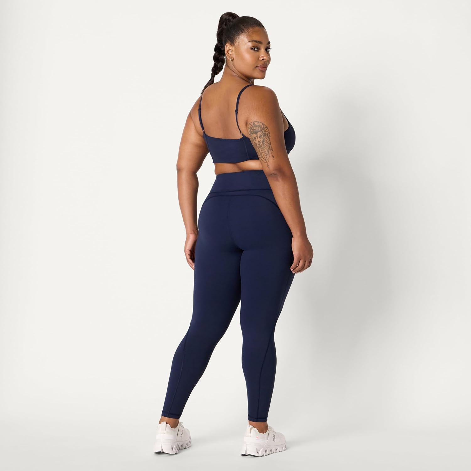 image:imageAmazon Essentials Womens Active Total Train Gym Workout LeggingsNavy