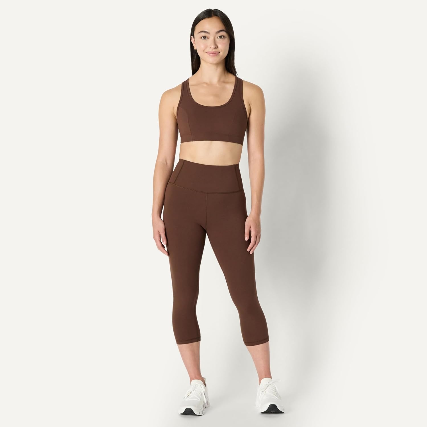 image:imageAmazon Essentials Womens Active Total Train Gym Workout LeggingsRich Hazel