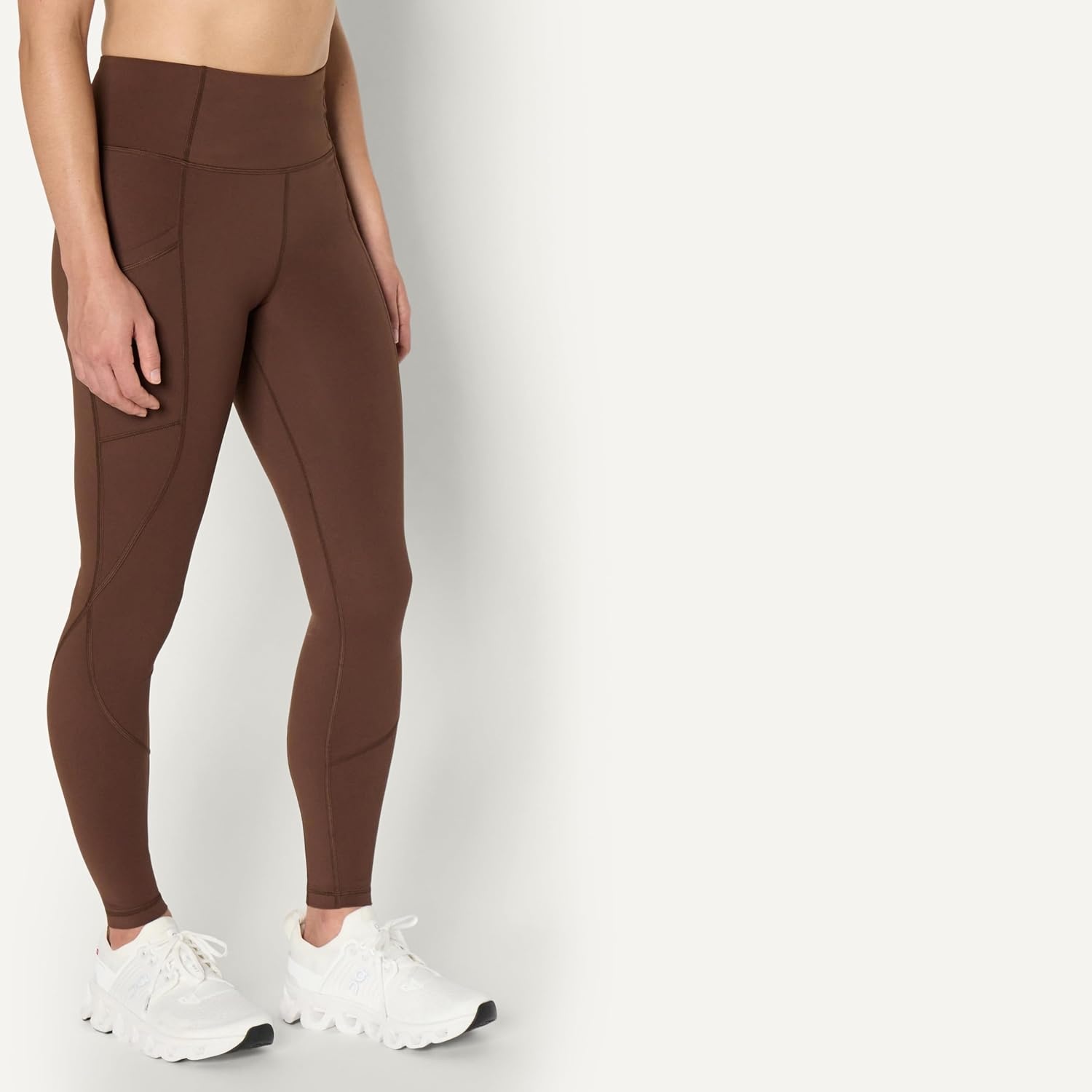 image:imageAmazon Essentials Womens Active Total Train Gym Workout LeggingsRich Hazel