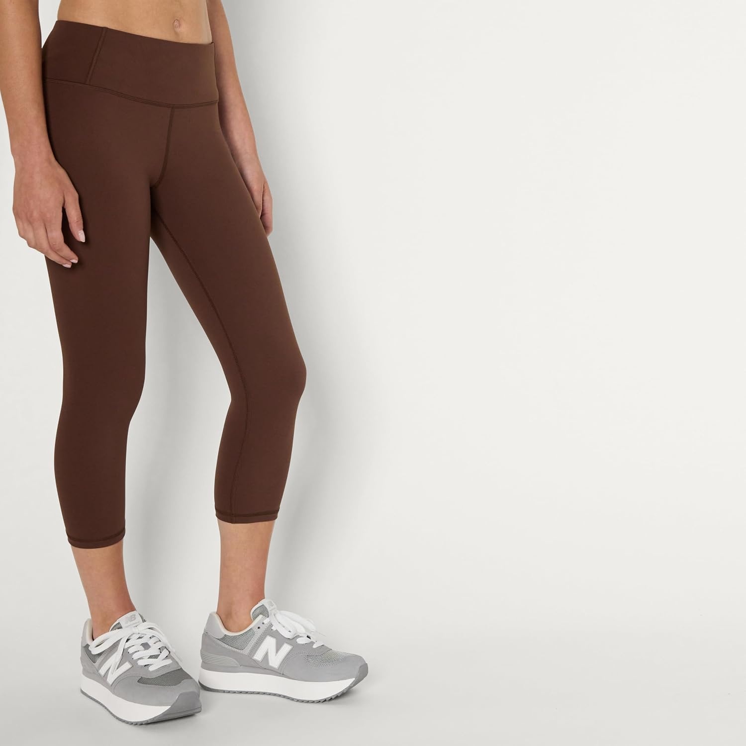 image:imageAmazon Essentials Womens Active Total Train Gym Workout LeggingsRich Hazel