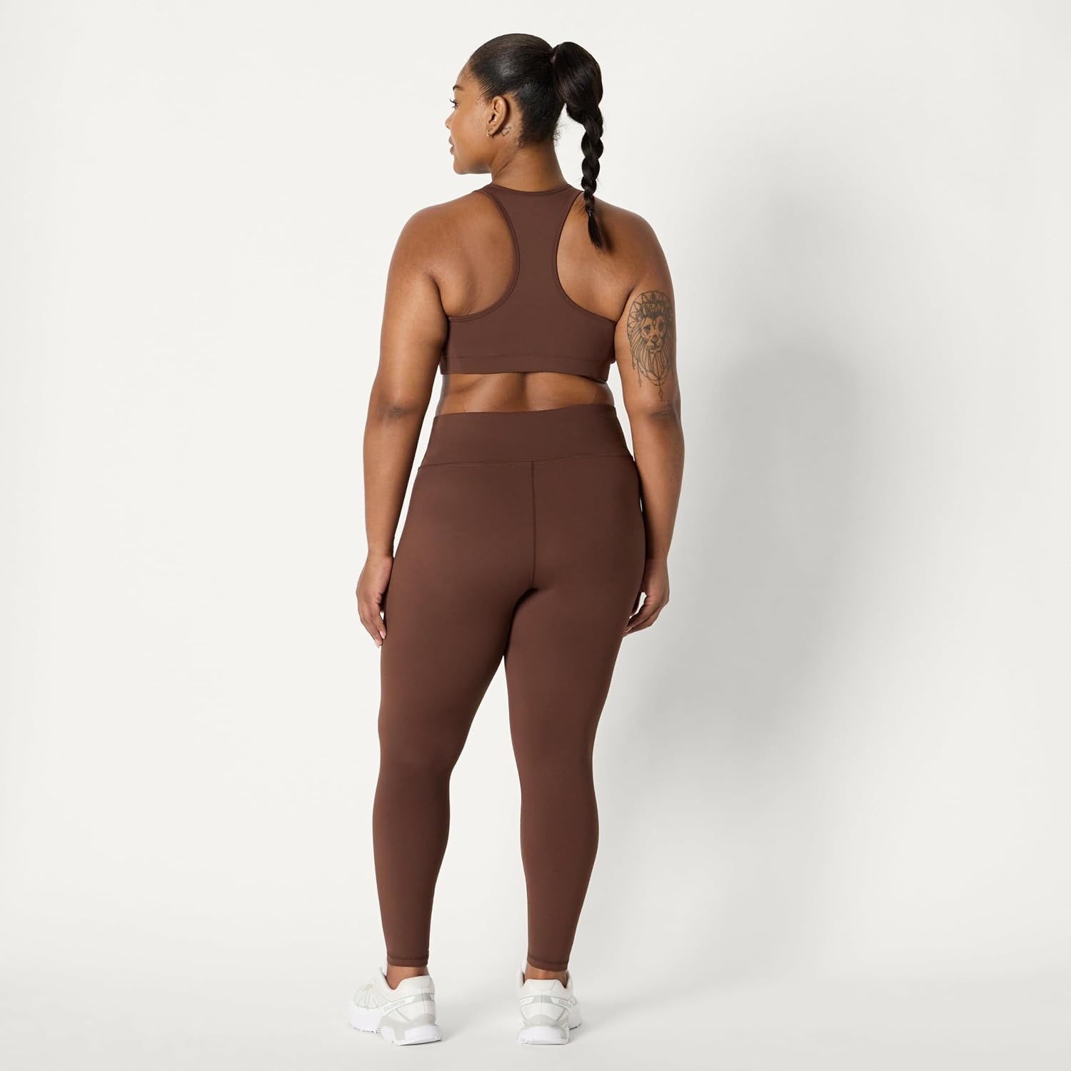 image:imageAmazon Essentials Womens Active Total Train Gym Workout LeggingsRich Hazel