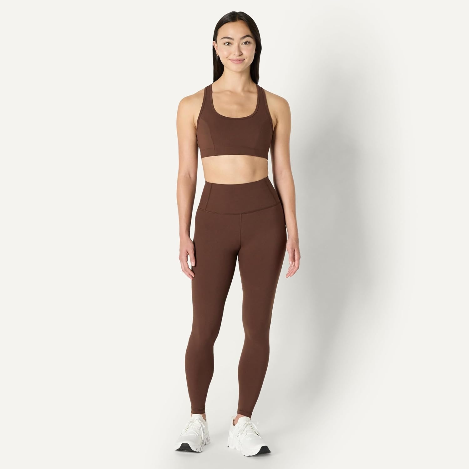 image:imageAmazon Essentials Womens Active Total Train Gym Workout LeggingsRich Hazel