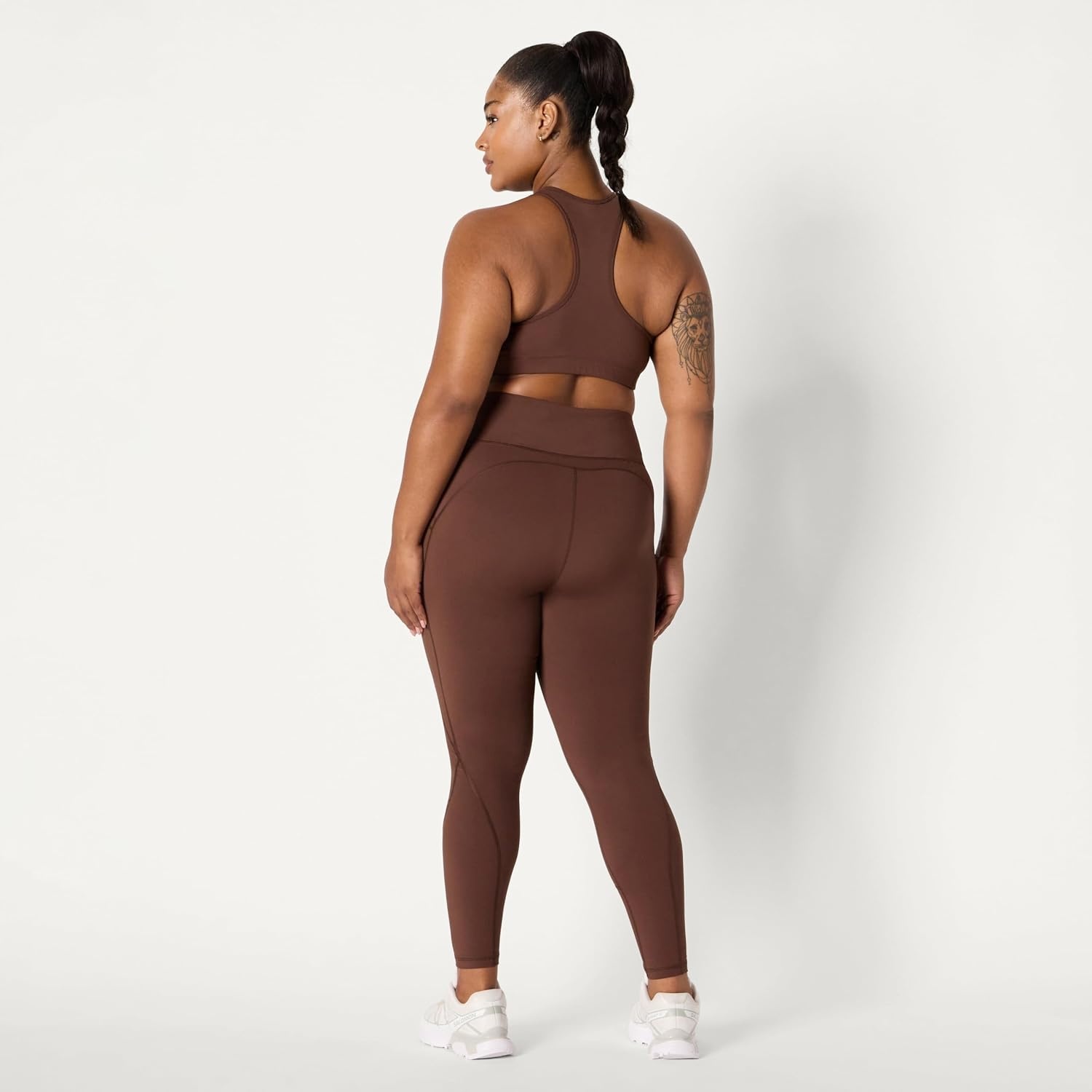 image:imageAmazon Essentials Womens Active Total Train Gym Workout LeggingsRich Hazel