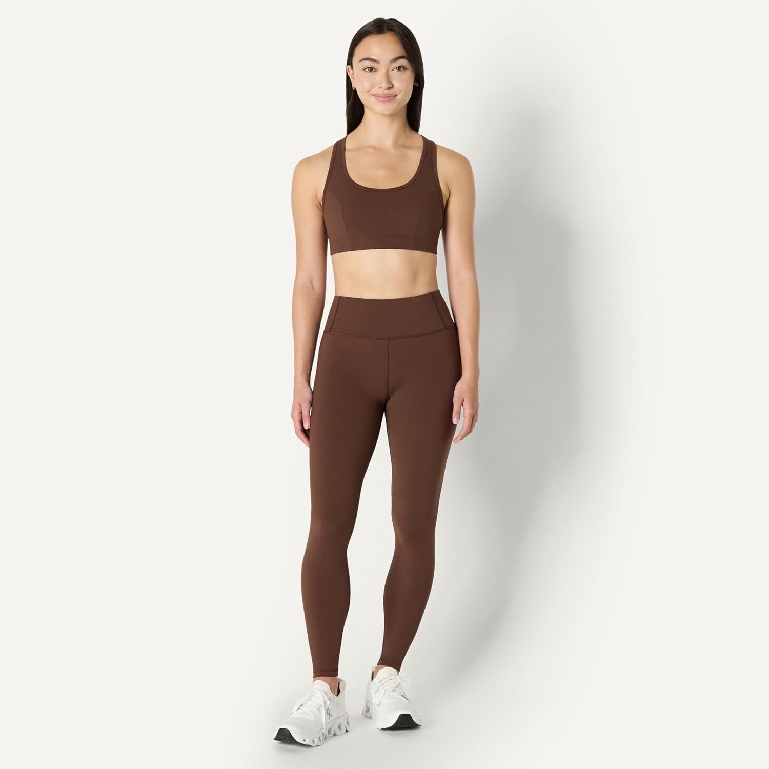 image:imageAmazon Essentials Womens Active Total Train Gym Workout LeggingsRich Hazel