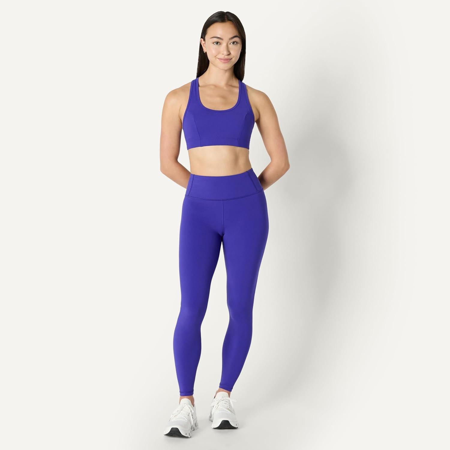 image:imageAmazon Essentials Womens Active Total Train Gym Workout LeggingsRoyal Blue