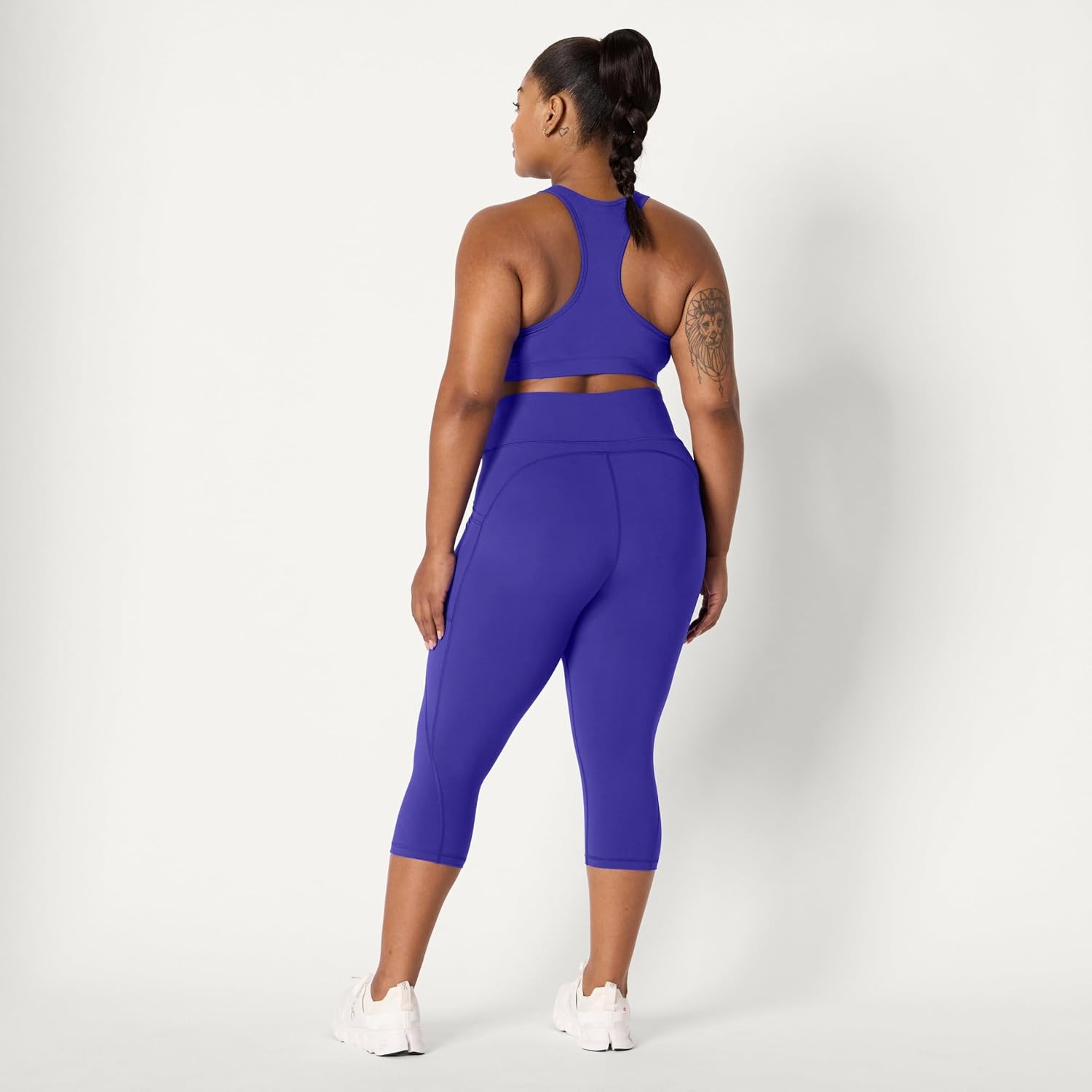 image:imageAmazon Essentials Womens Active Total Train Gym Workout LeggingsRoyal Blue