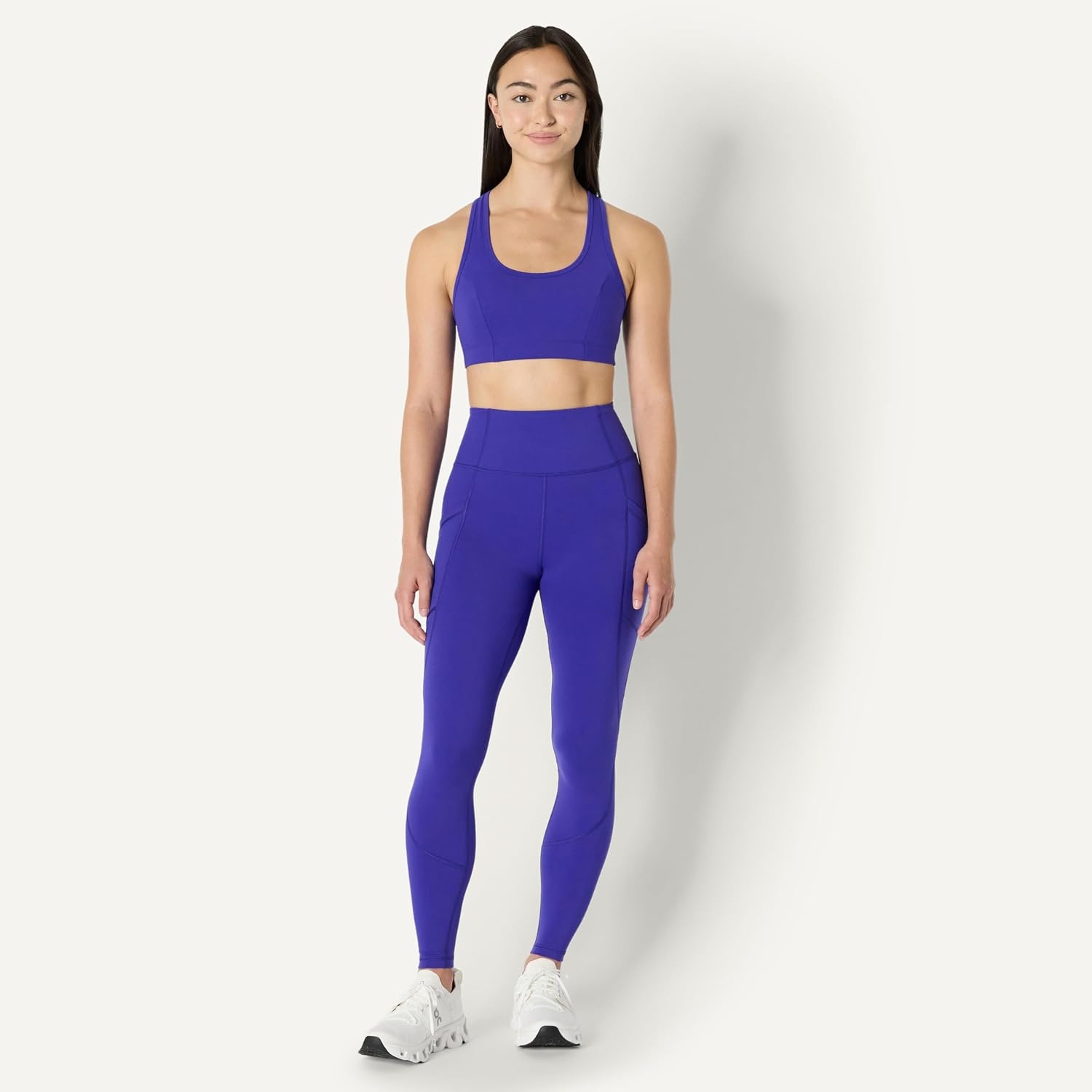image:imageAmazon Essentials Womens Active Total Train Gym Workout LeggingsRoyal Blue