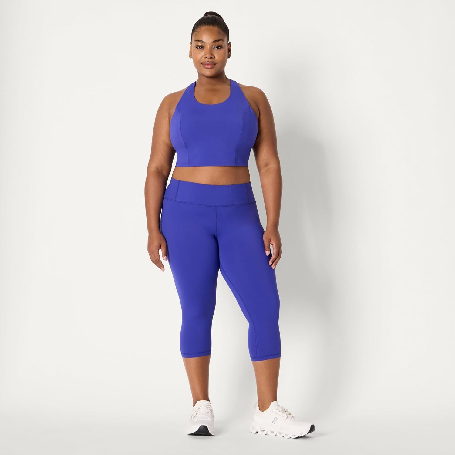 image:imageAmazon Essentials Womens Active Total Train Gym Workout LeggingsRoyal Blue