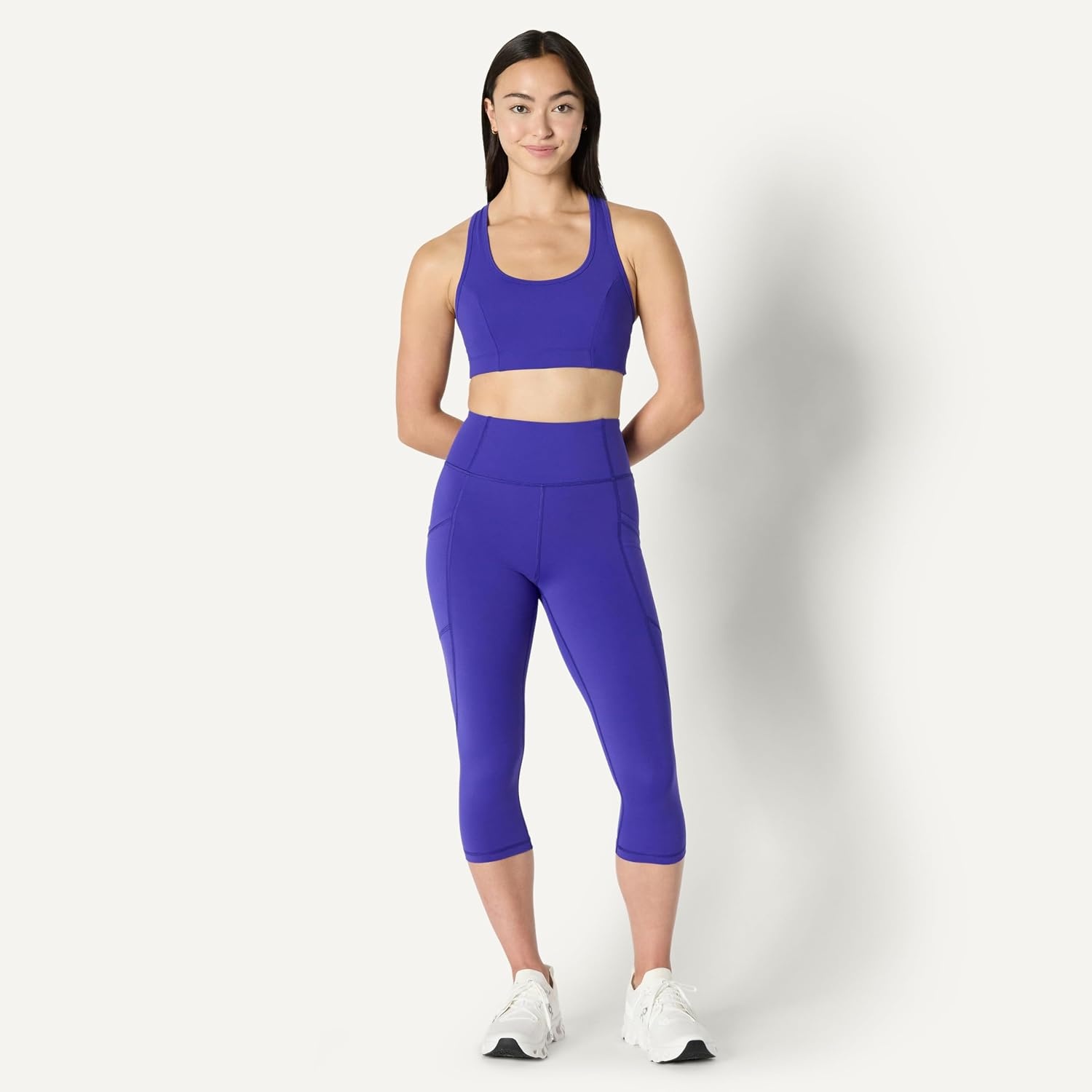 image:imageAmazon Essentials Womens Active Total Train Gym Workout LeggingsRoyal Blue