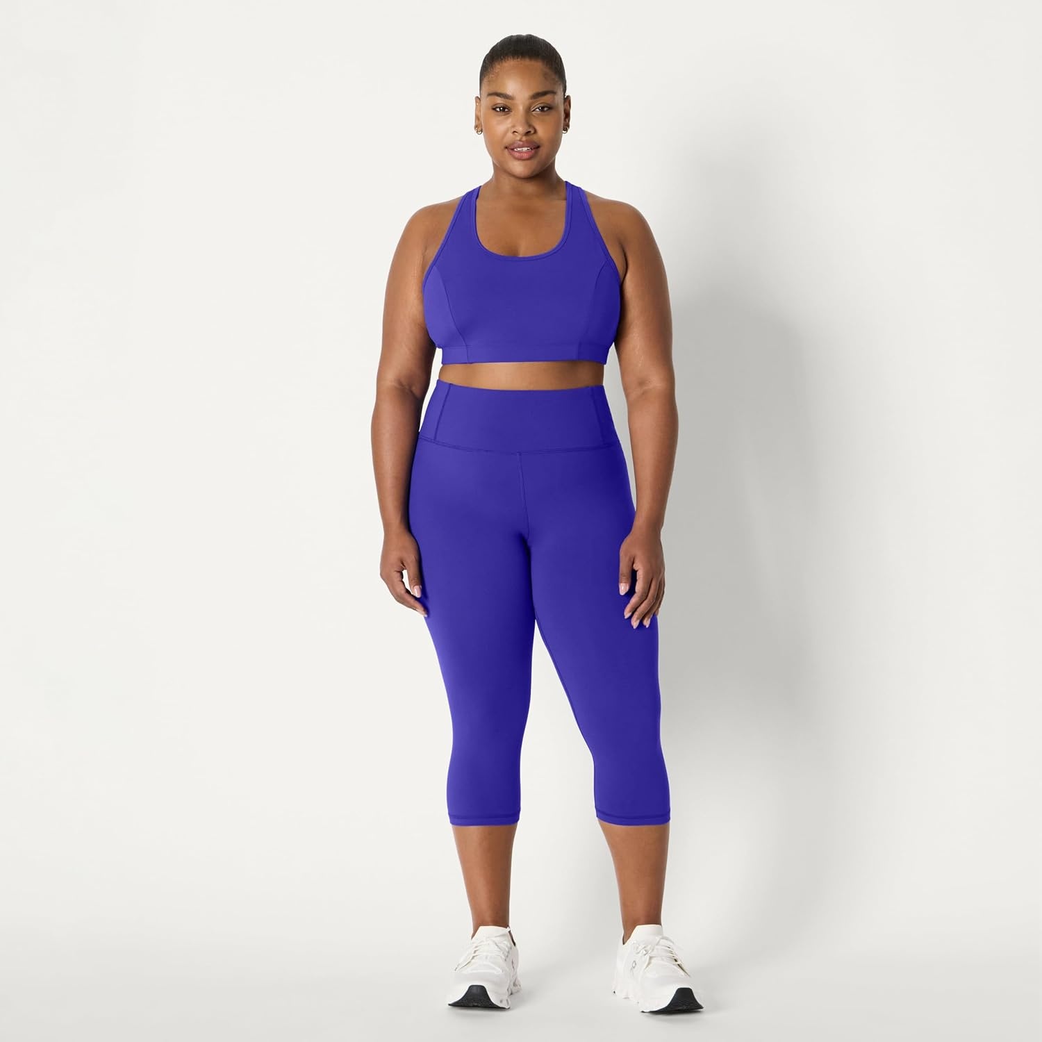 image:imageAmazon Essentials Womens Active Total Train Gym Workout LeggingsRoyal Blue