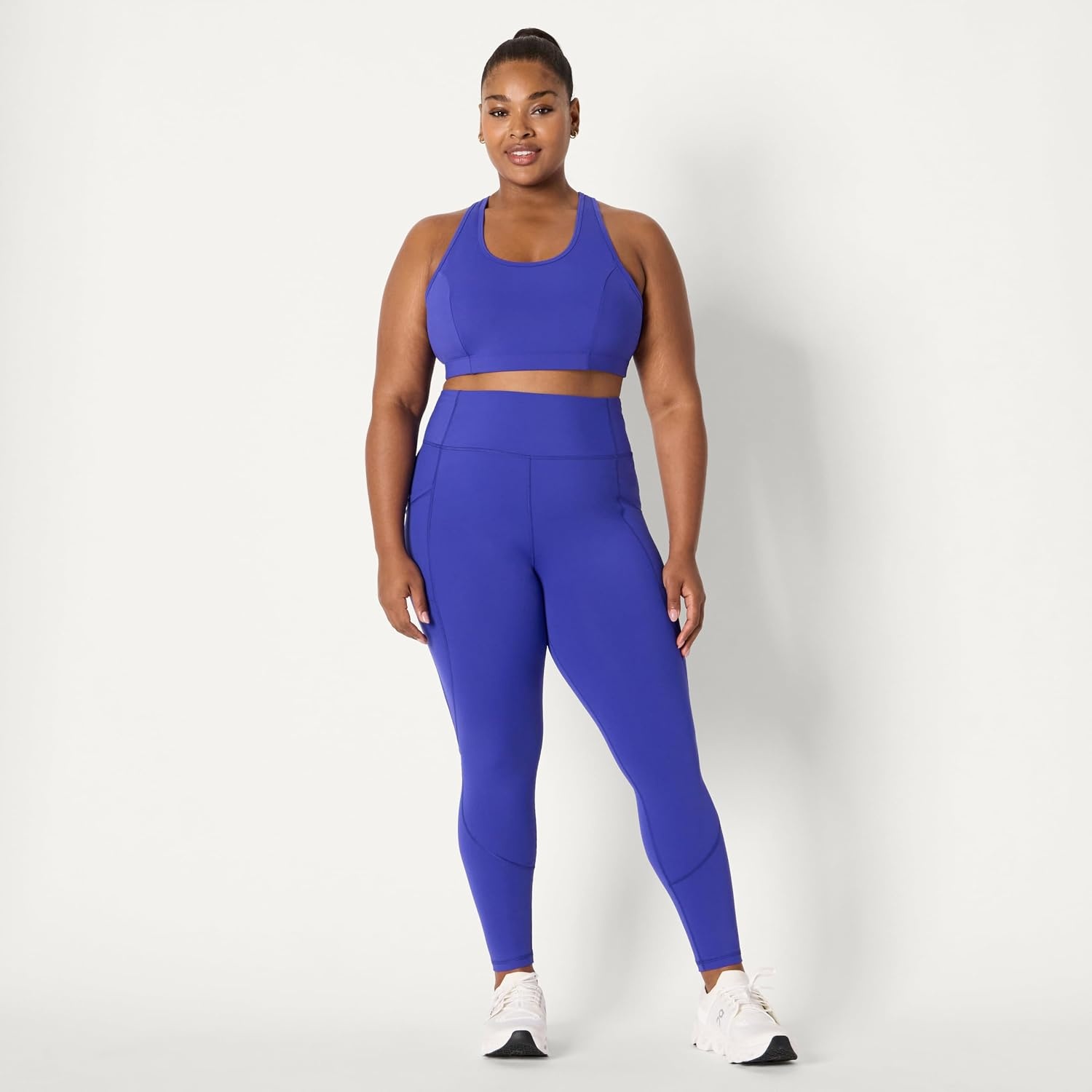 image:imageAmazon Essentials Womens Active Total Train Gym Workout LeggingsRoyal Blue