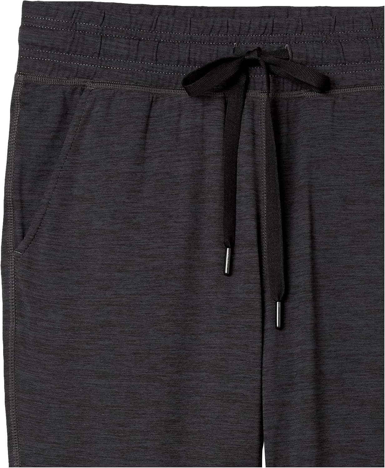 image:imageAmazon Essentials Womens Brushed Tech Stretch Jogger Pant Discontinued ColorsBlack Space Dye