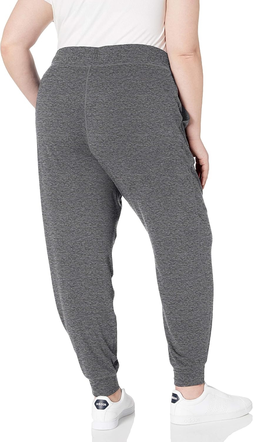 image:imageAmazon Essentials Womens Brushed Tech Stretch Jogger Pant Discontinued ColorsDark Grey Space Dye