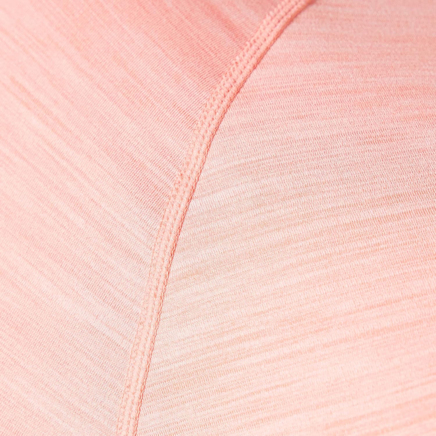 image:imageAmazon Essentials Womens Brushed Tech Stretch LongSleeve Crewneck Shirt Available in Plus SizeCoral Pink