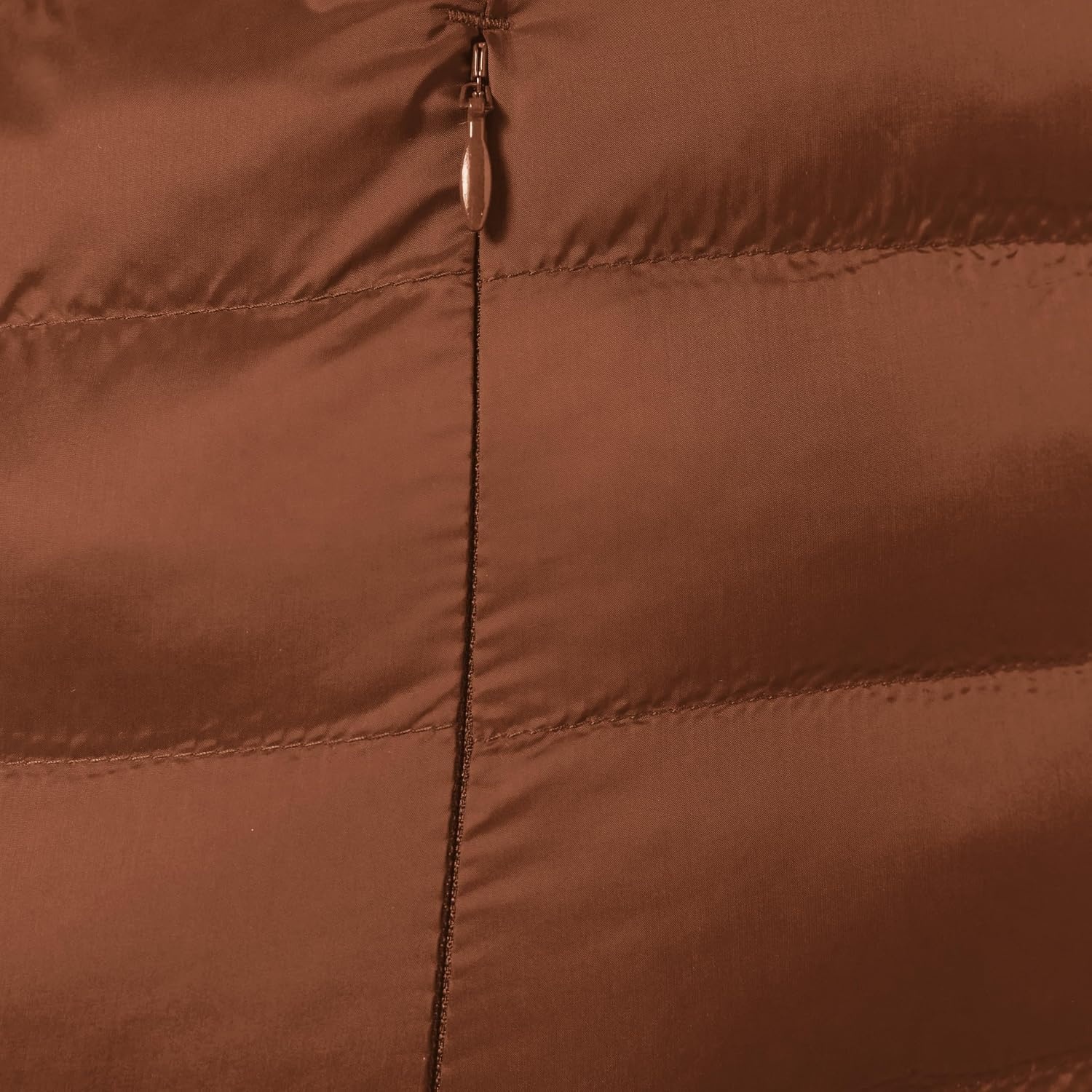 image:imageAmazon Essentials Womens Lightweight LongSleeve WaterResistant Packable Puffer Jacket Available in Plus SizeDark Toffee Brown