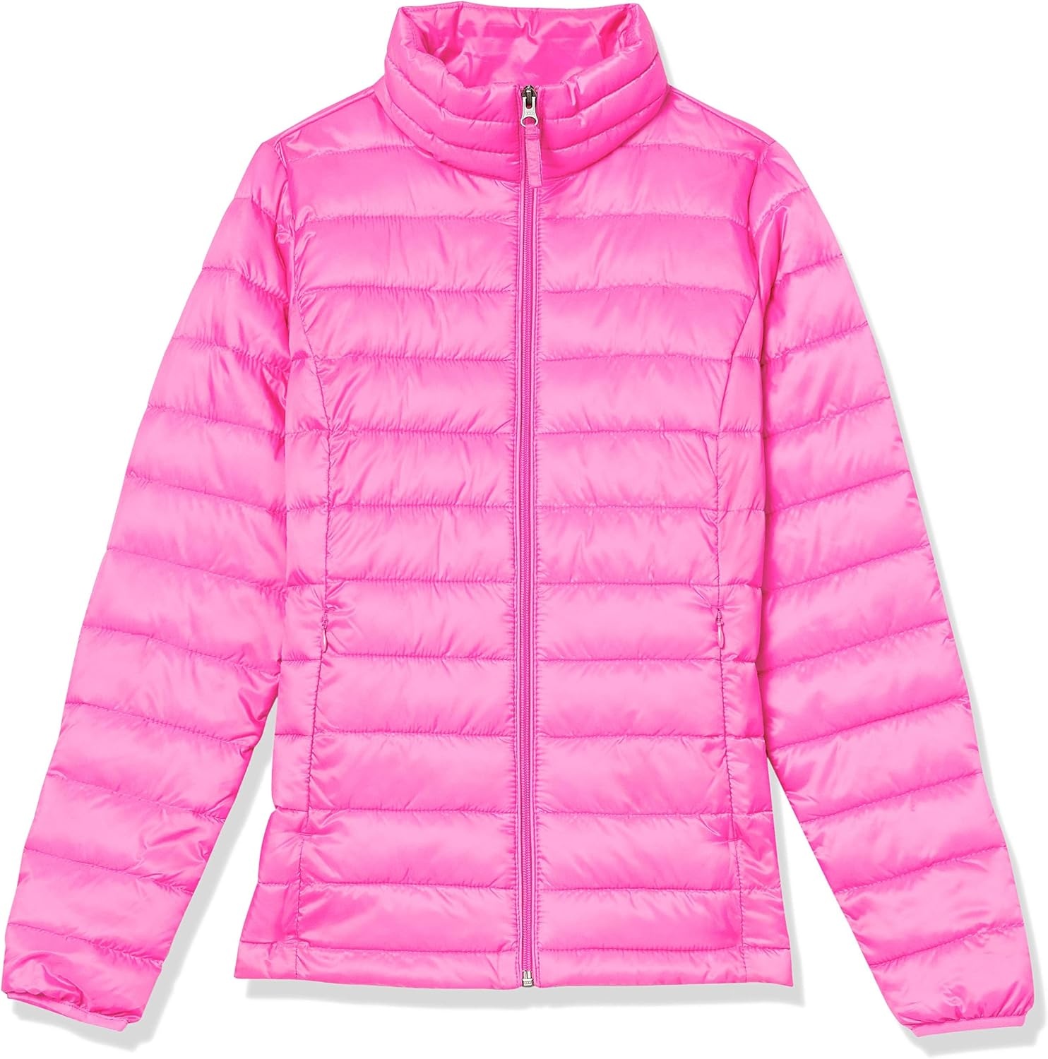 image:imageAmazon Essentials Womens Lightweight LongSleeve WaterResistant Packable Puffer Jacket Available in Plus SizeNeon Pink
