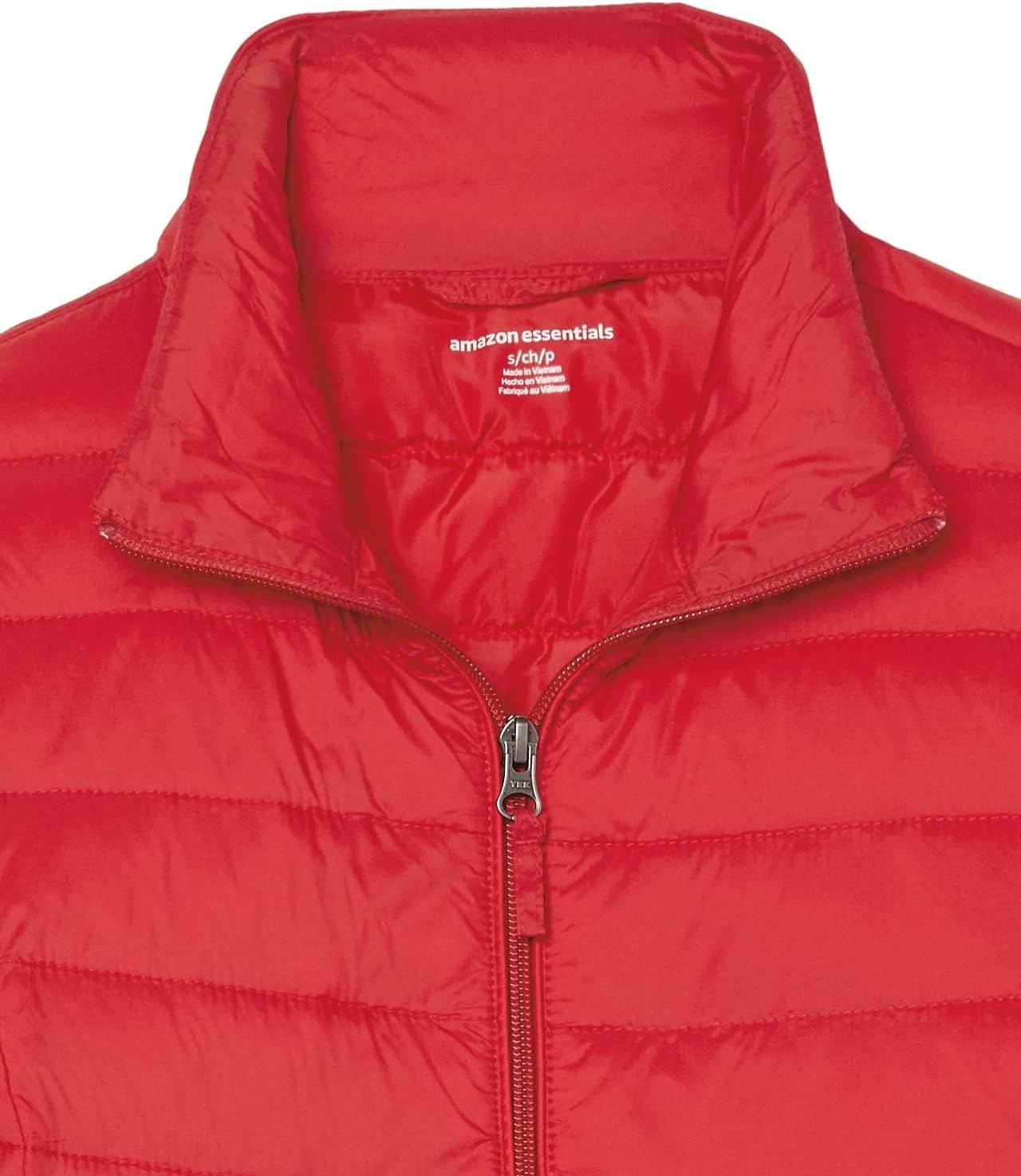 image:imageAmazon Essentials Womens Lightweight LongSleeve WaterResistant Packable Puffer Jacket Available in Plus SizeRed