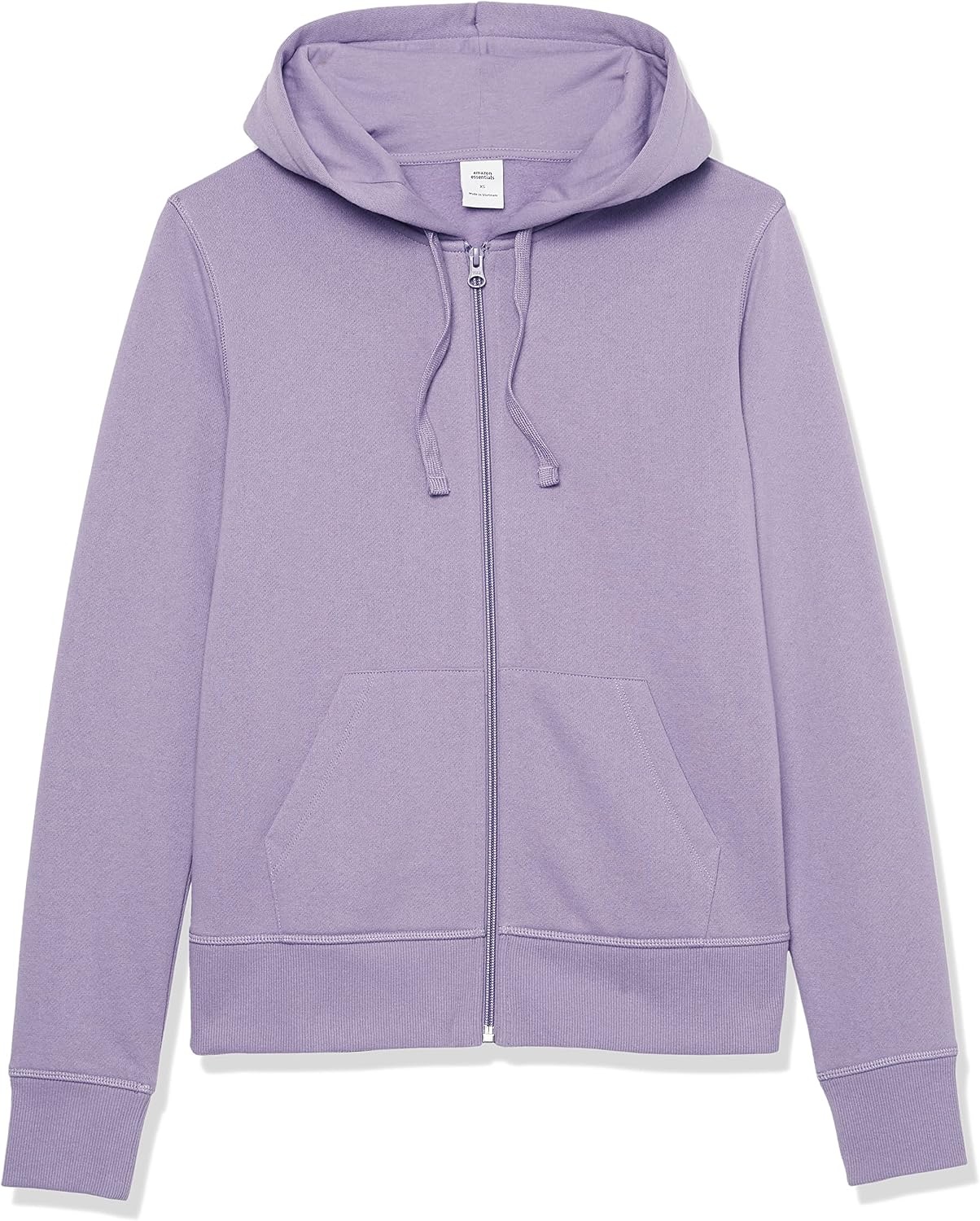 image:imageAmazon Essentials Womens Midweight Fleece FullZip Hoodie with Drawstring Available in Plus SizeGrape