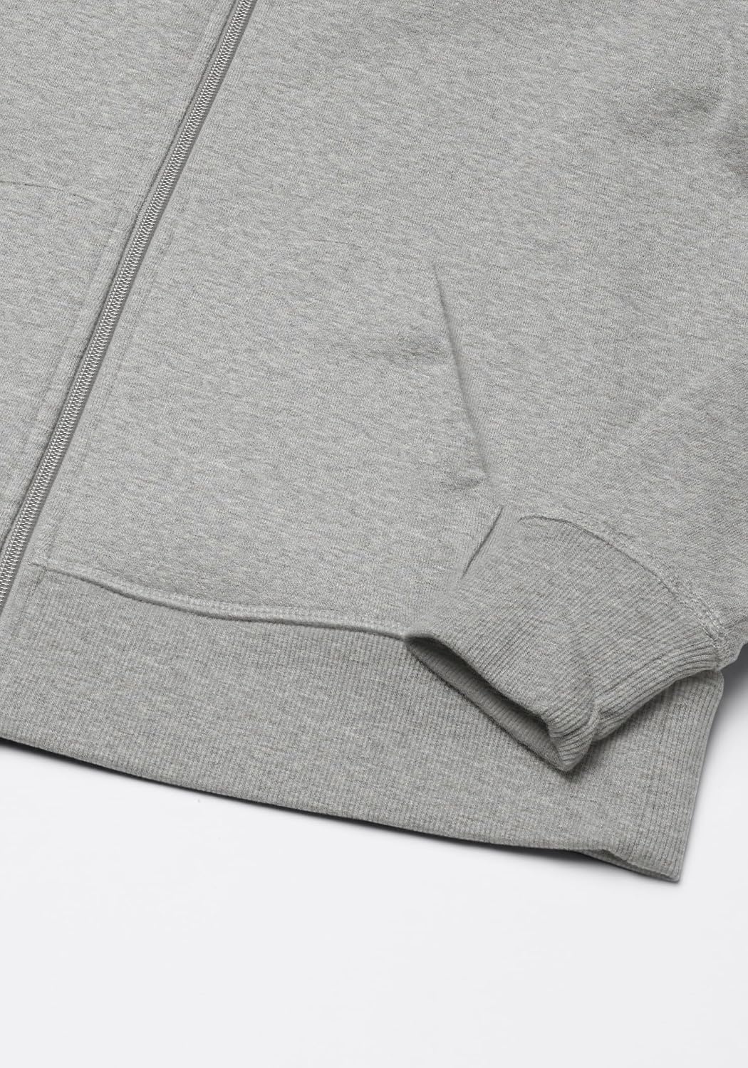 image:imageAmazon Essentials Womens Midweight Fleece FullZip Hoodie with Drawstring Available in Plus SizeLight Grey Heather