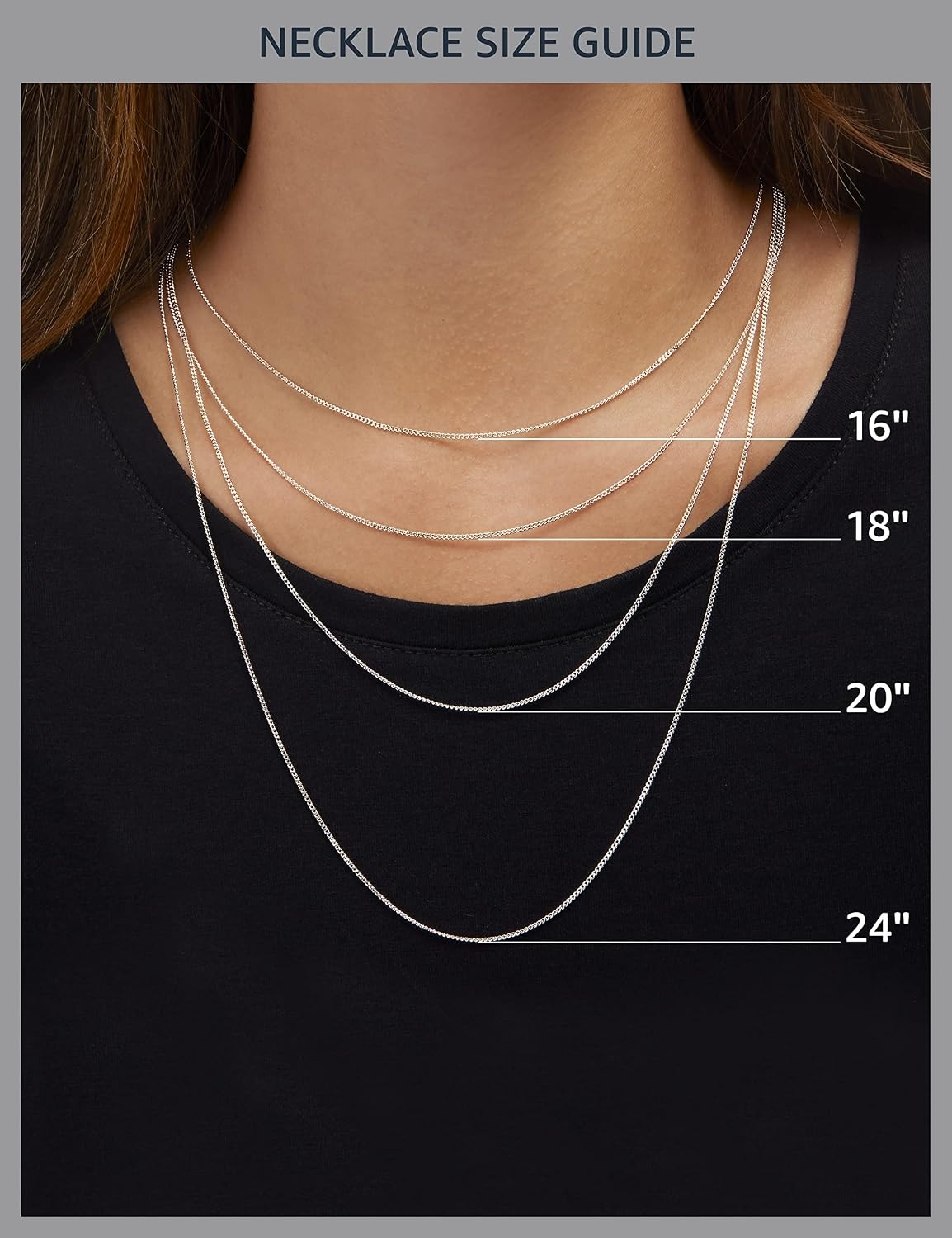 image:imageAmazon Essentials Womens Sterling Silver Horizontal Bar Necklace 18