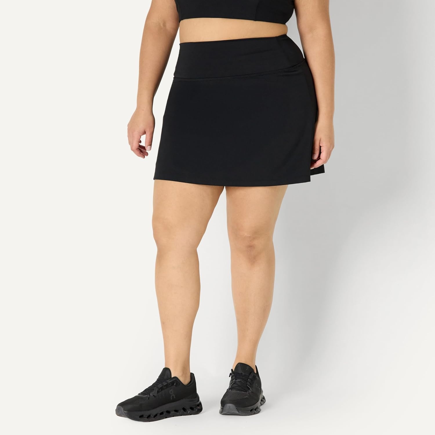 image:imageAmazon Essentials Womens Tennis Skirt with Builtin ShortsBlack