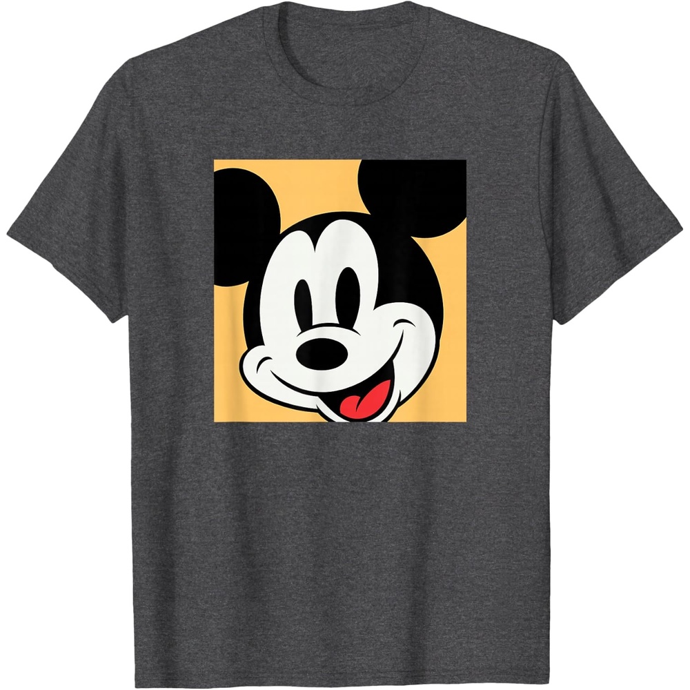image:imageAmazon Essentials Disney Mickey Boxed Portrait TShirtDark Heather Grey