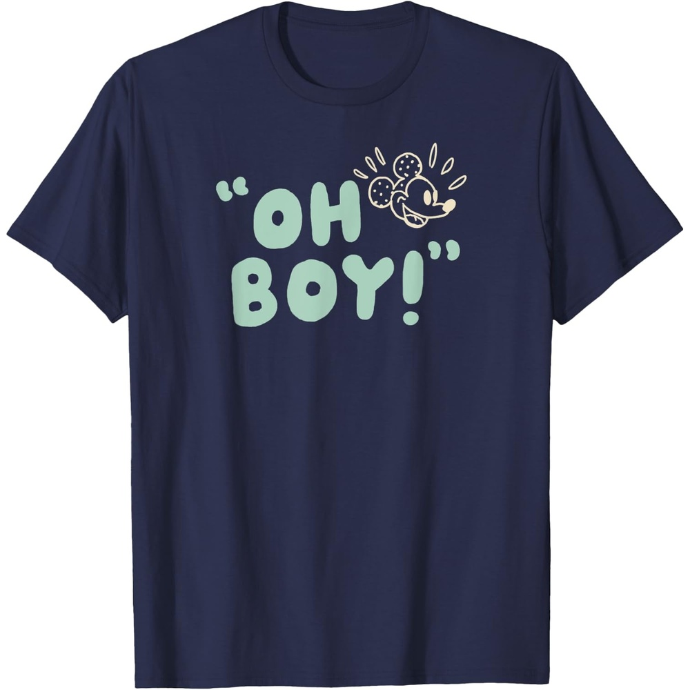 image:imageAmazon Essentials Mens Mickey Oh Boy TShirt Black SmallNavy Blue