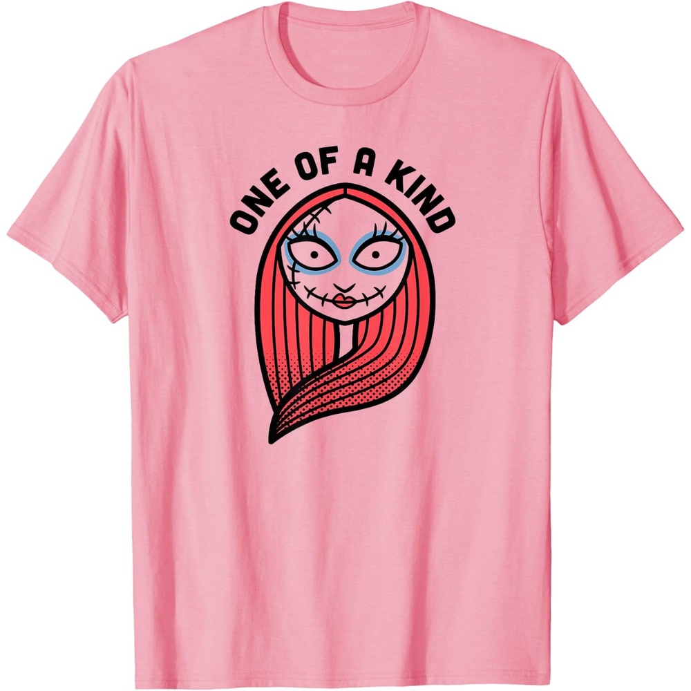 image:imageAmazon Essentials Mens Nightmare Before Christmas Sally Portrait One Of A Kind TShirt White Graphic Print SmallPink